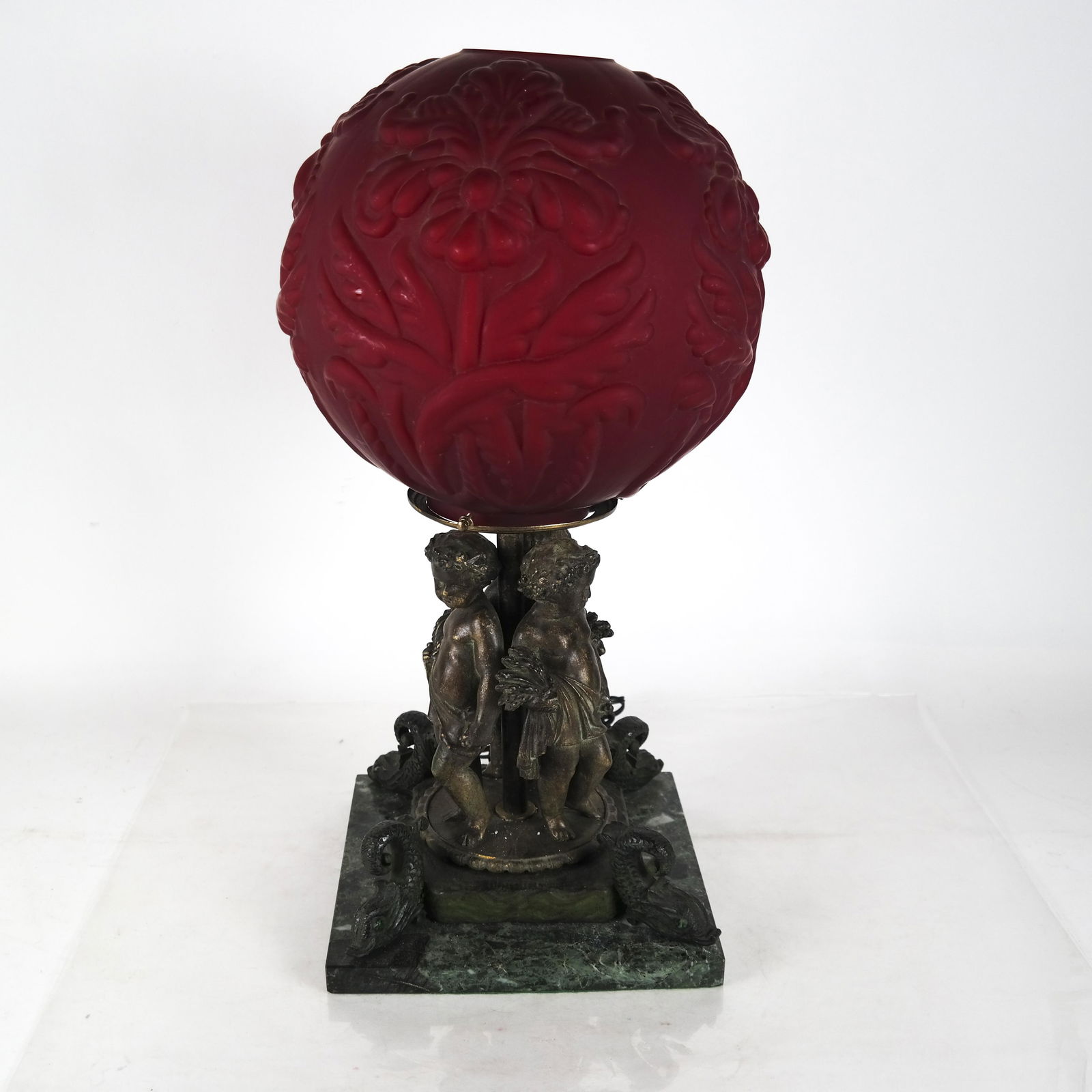 Grand Tour-Style Cherub Lamp (1 of 10)