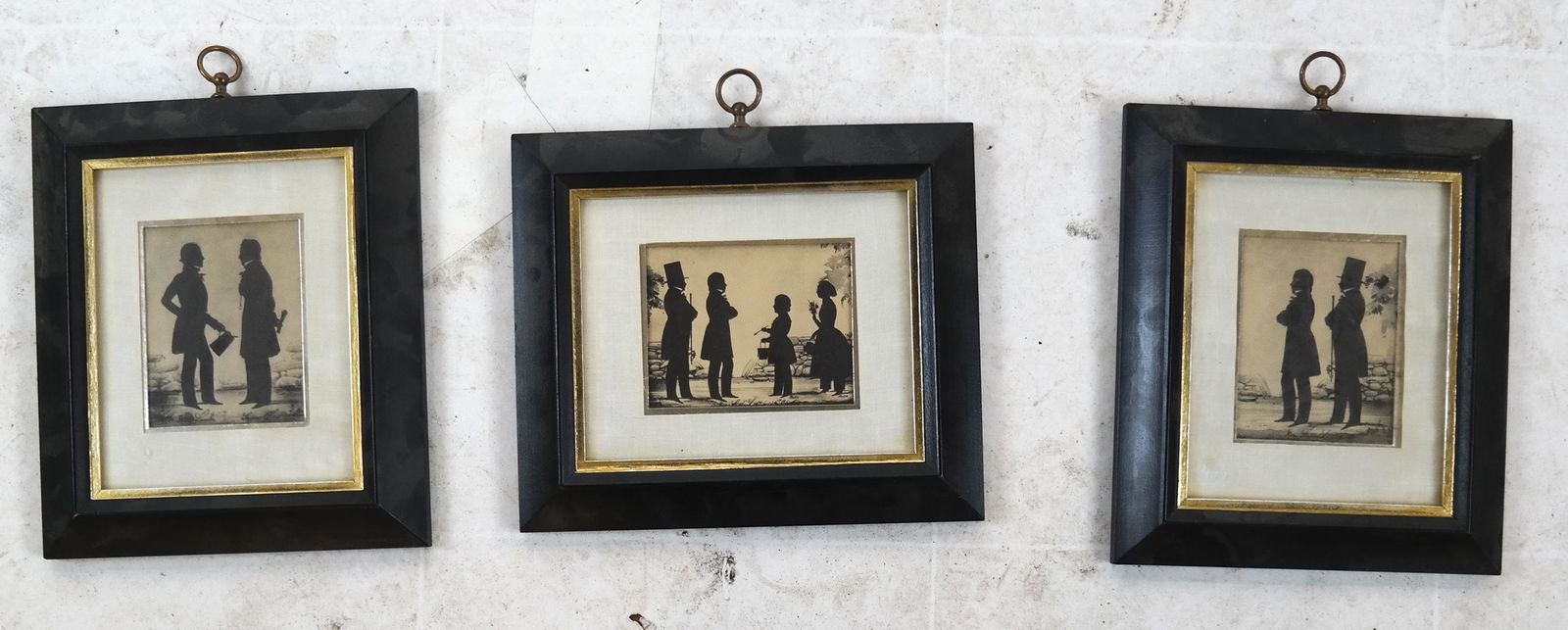 Three Framed Silhouetted Figures (1 of 8)