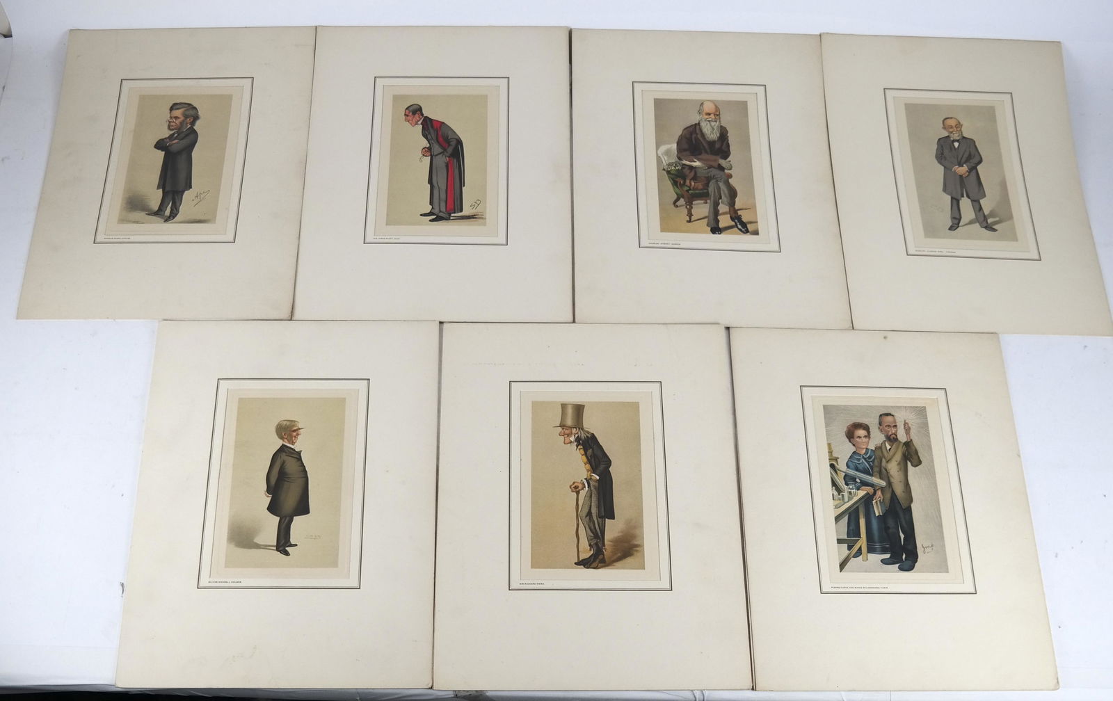 Seven Colored Prints Including SPY (1 of 9)