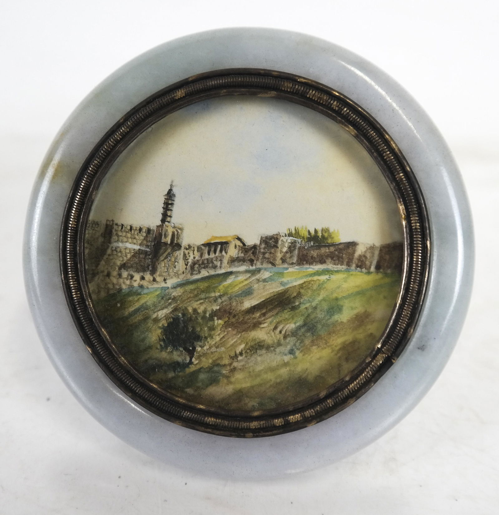 Antique Chinese Jade & Silver Easel-Back Frame (1 of 8)