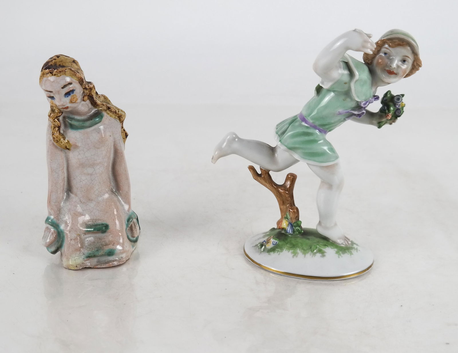 Two Ceramic Figures: Vienna and Other (1 of 9)