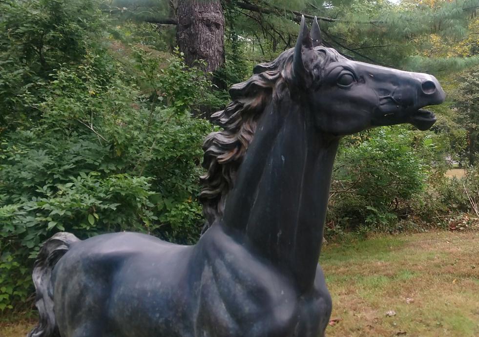 Life-Size Bronze Horse Sculpture (1 of 8)