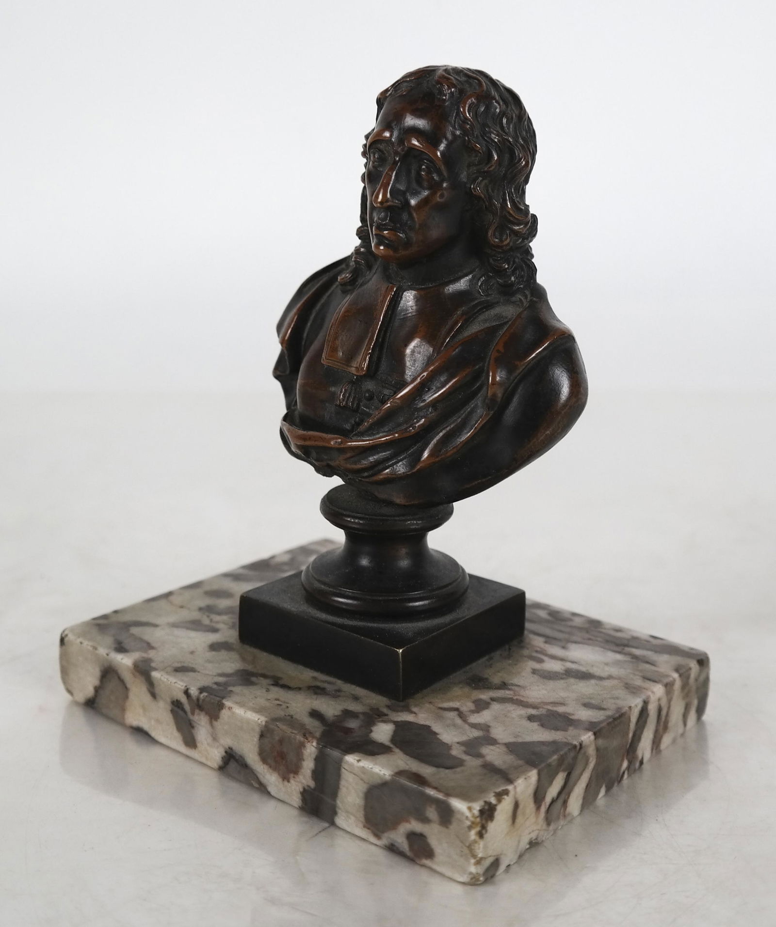 Classical Bronze Bust of a Man (1 of 5)
