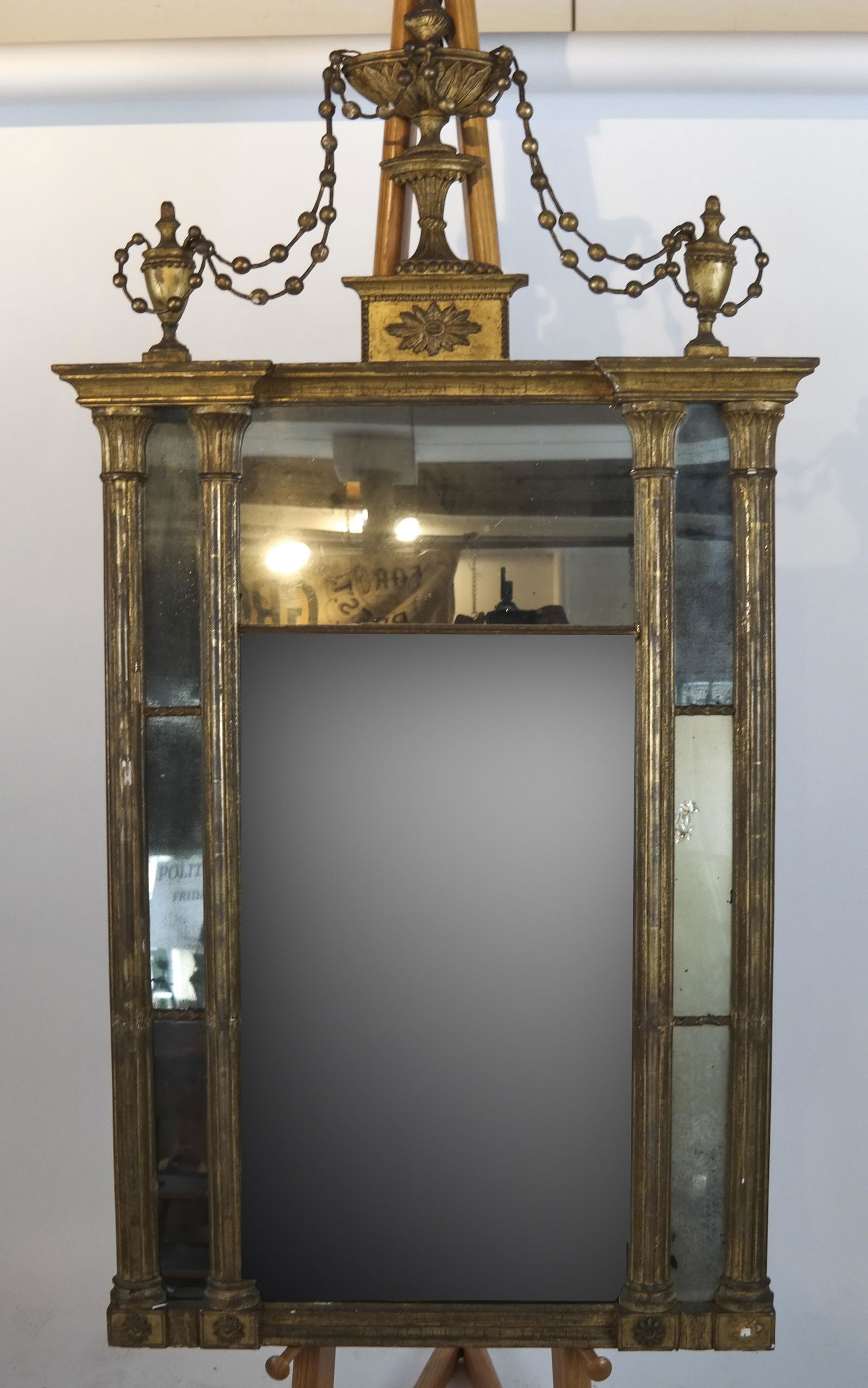 19th C Neoclassical Pier Mirror (1 of 4)