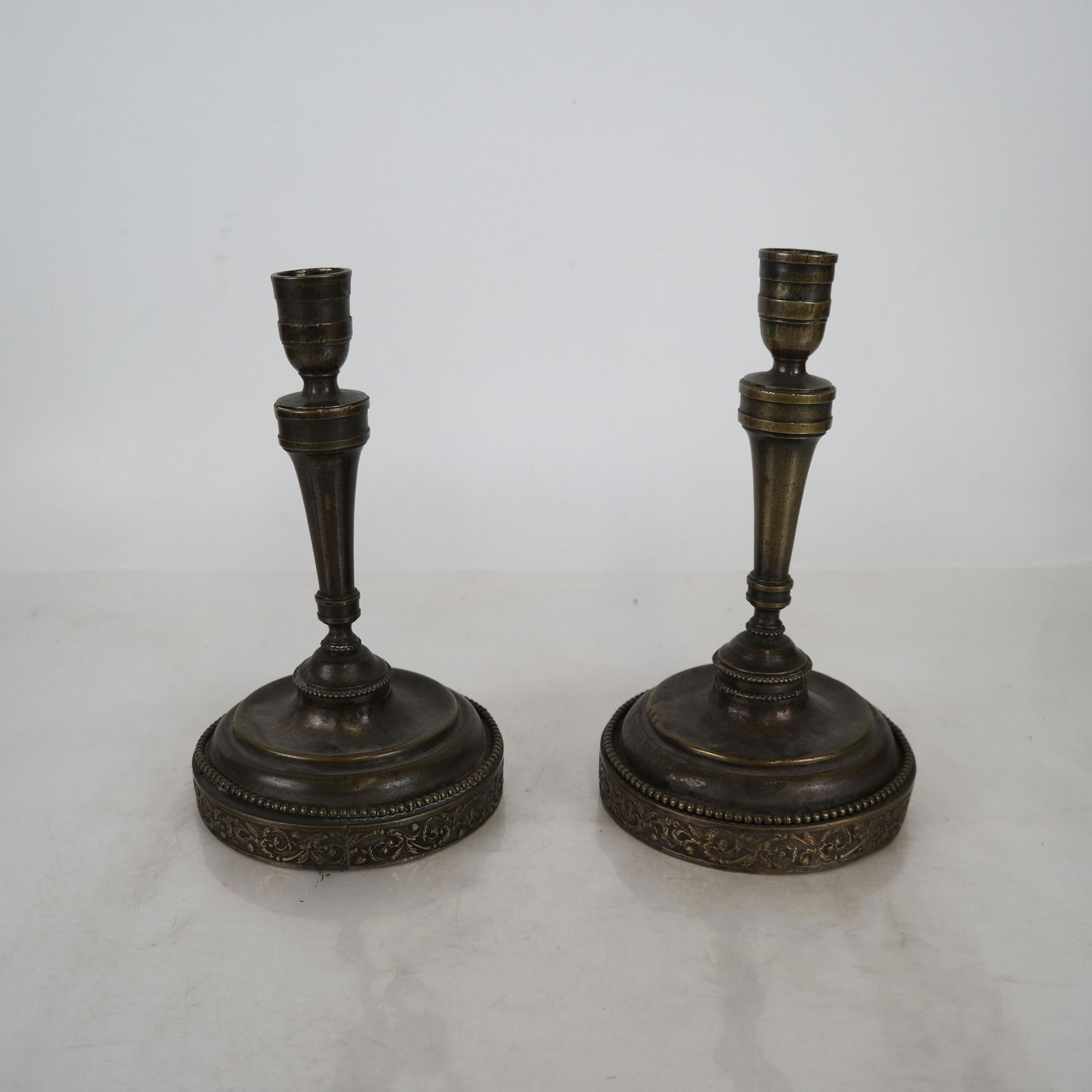 Pair of Silver Plate Candlesticks (1 of 3)