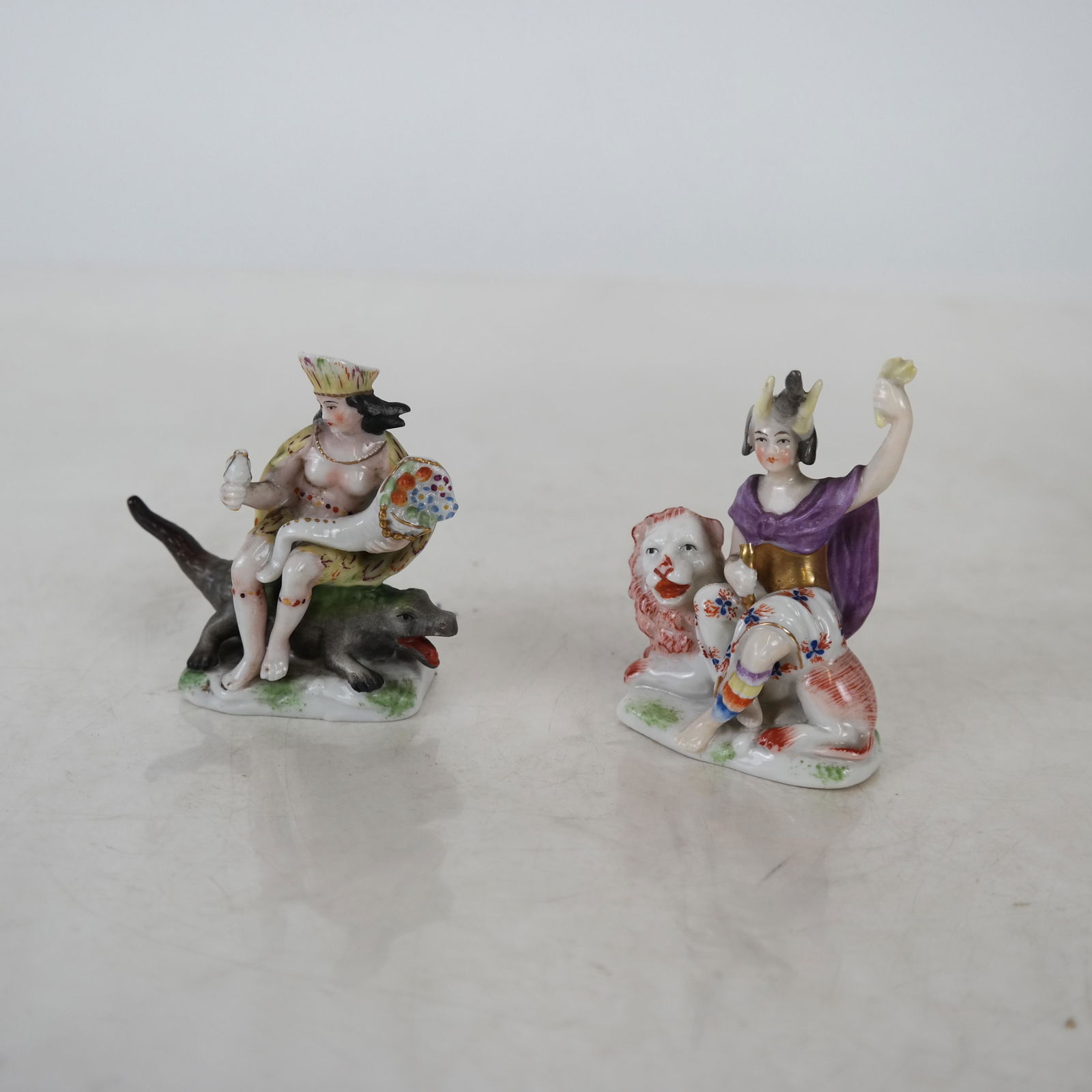 Two Antique Chelsea Porcelain Figures (1 of 5)
