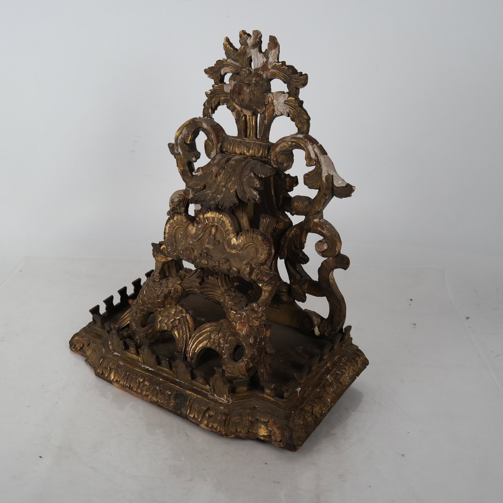 Classical Ornate Bracket: Classical ornate bracket with birds. [14 x 13 x 6 1/2 inches].