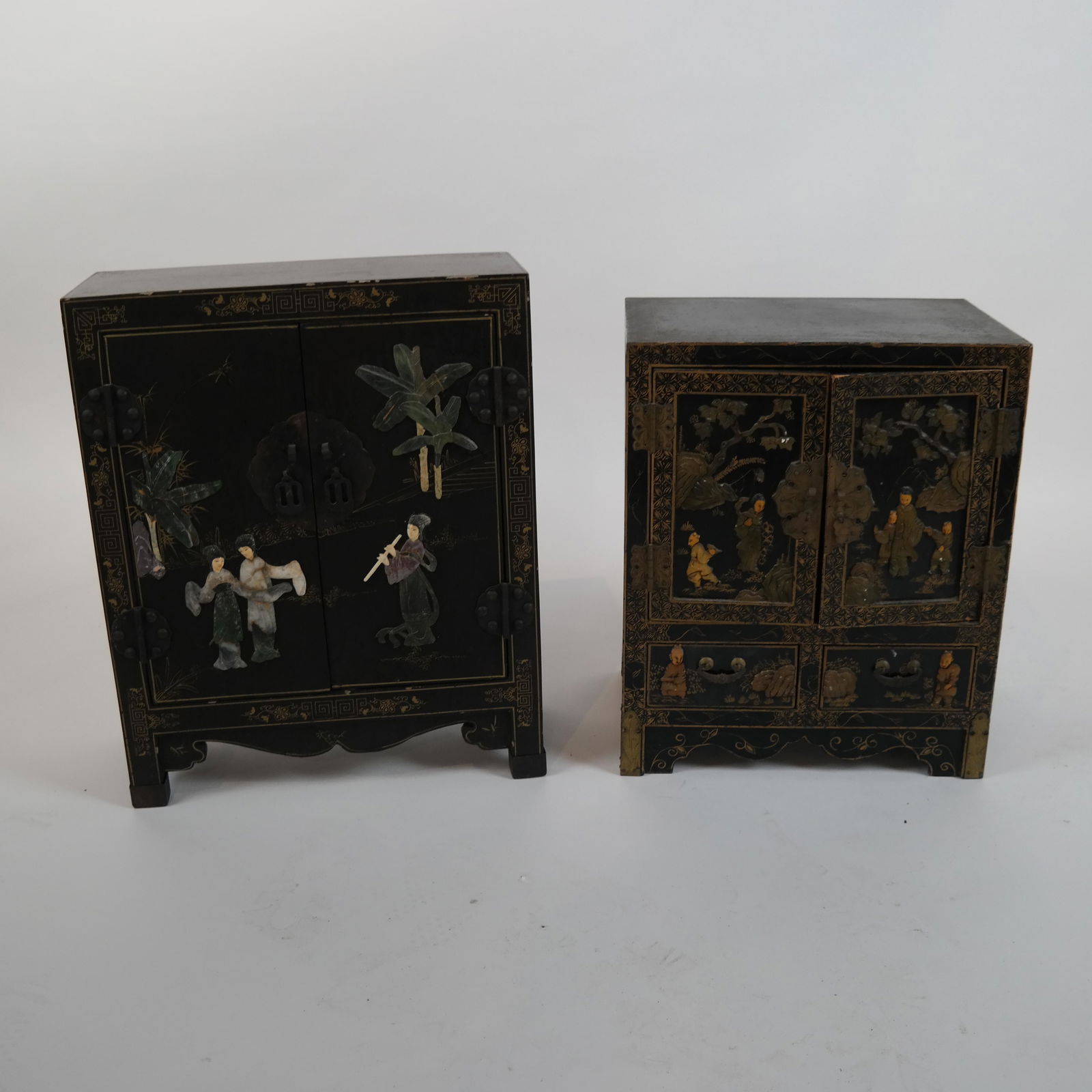 Two Japanese Hardstone Low Cabinets (1 of 12)