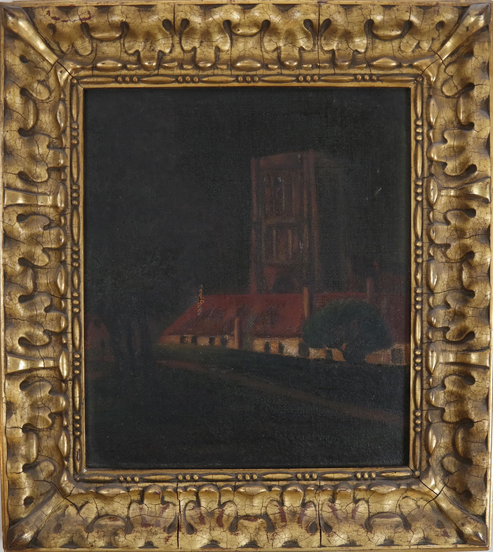 Architectural Building - Oil on Canvas (1 of 3)