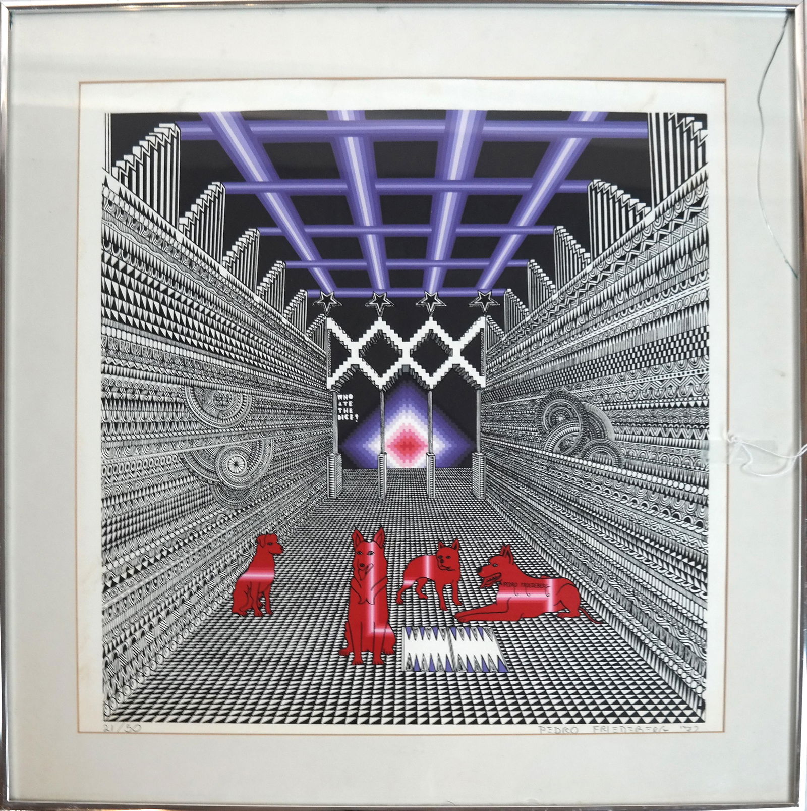 Pedro FRIEDEBERG (American): Lithograph, 1972 (1 of 3)