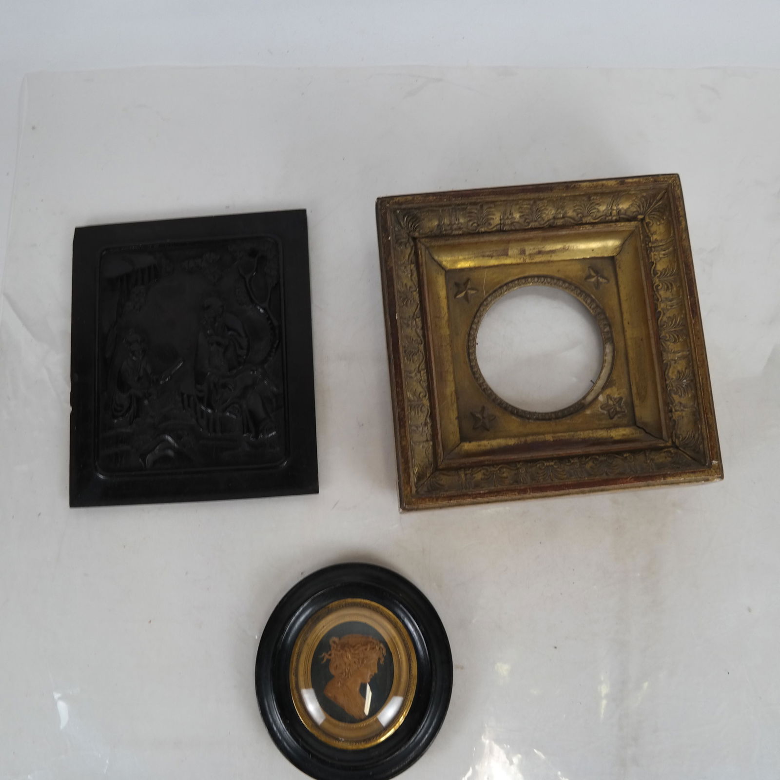 Two Frames & Chinese Relief Panel (1 of 7)