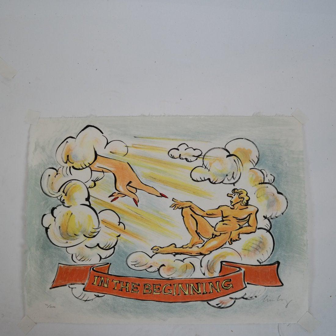 Sandro CHIA: "In the Beginning"- Lithograph (1 of 4)