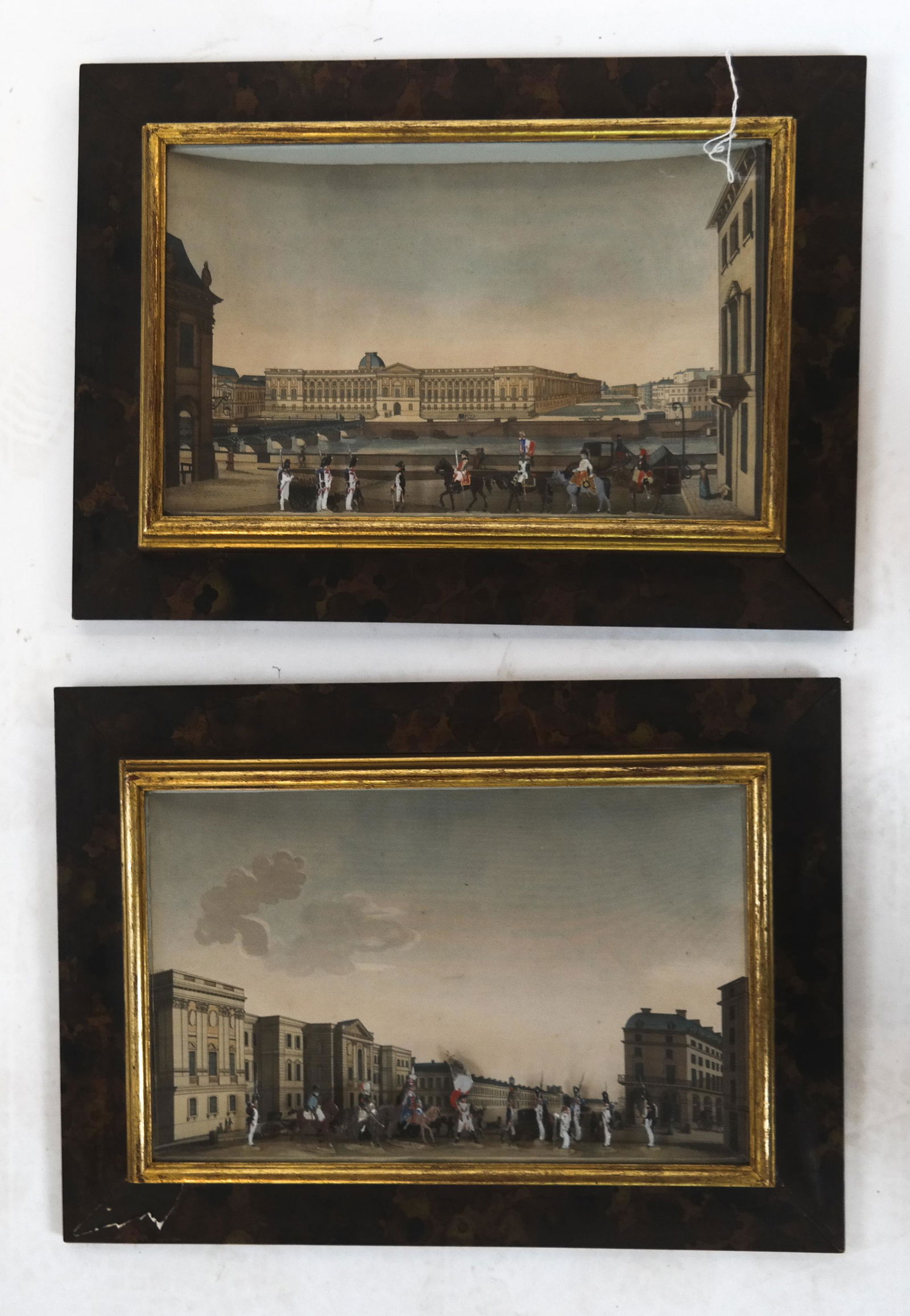 Antique Military Metal Figure Shadow Boxes (1 of 7)