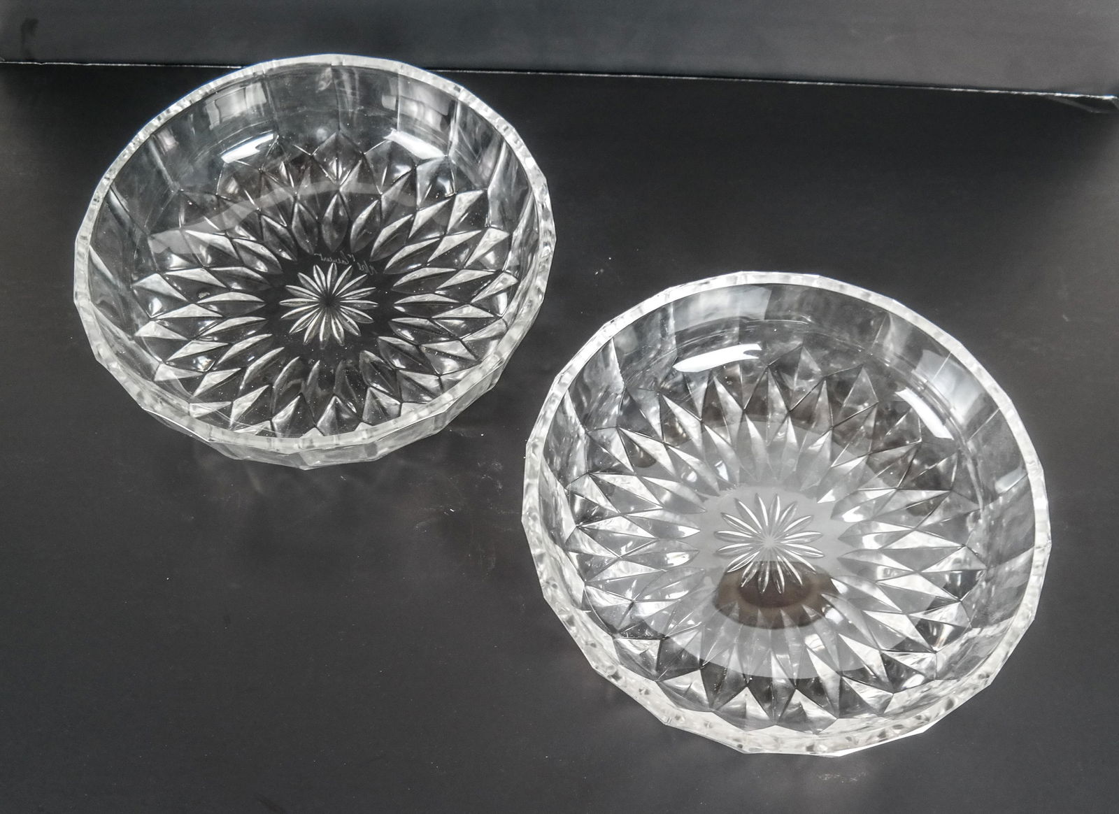Val St. Lambert: Two Crystal Bowls (1 of 6)