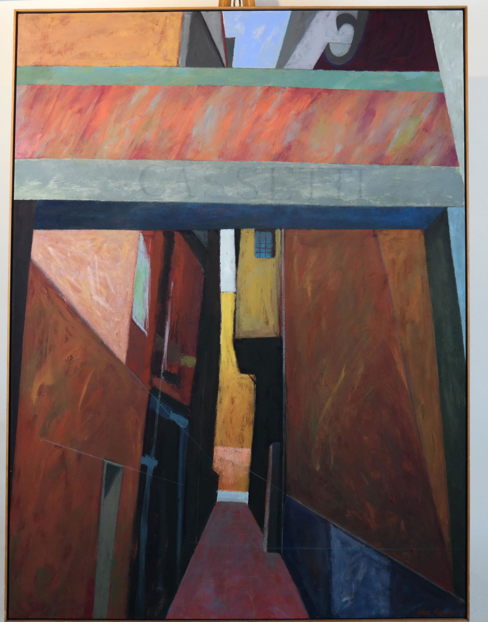 Clare ROMANO:  "Portal 1998" -  Acrylic on Canvas (1 of 4)
