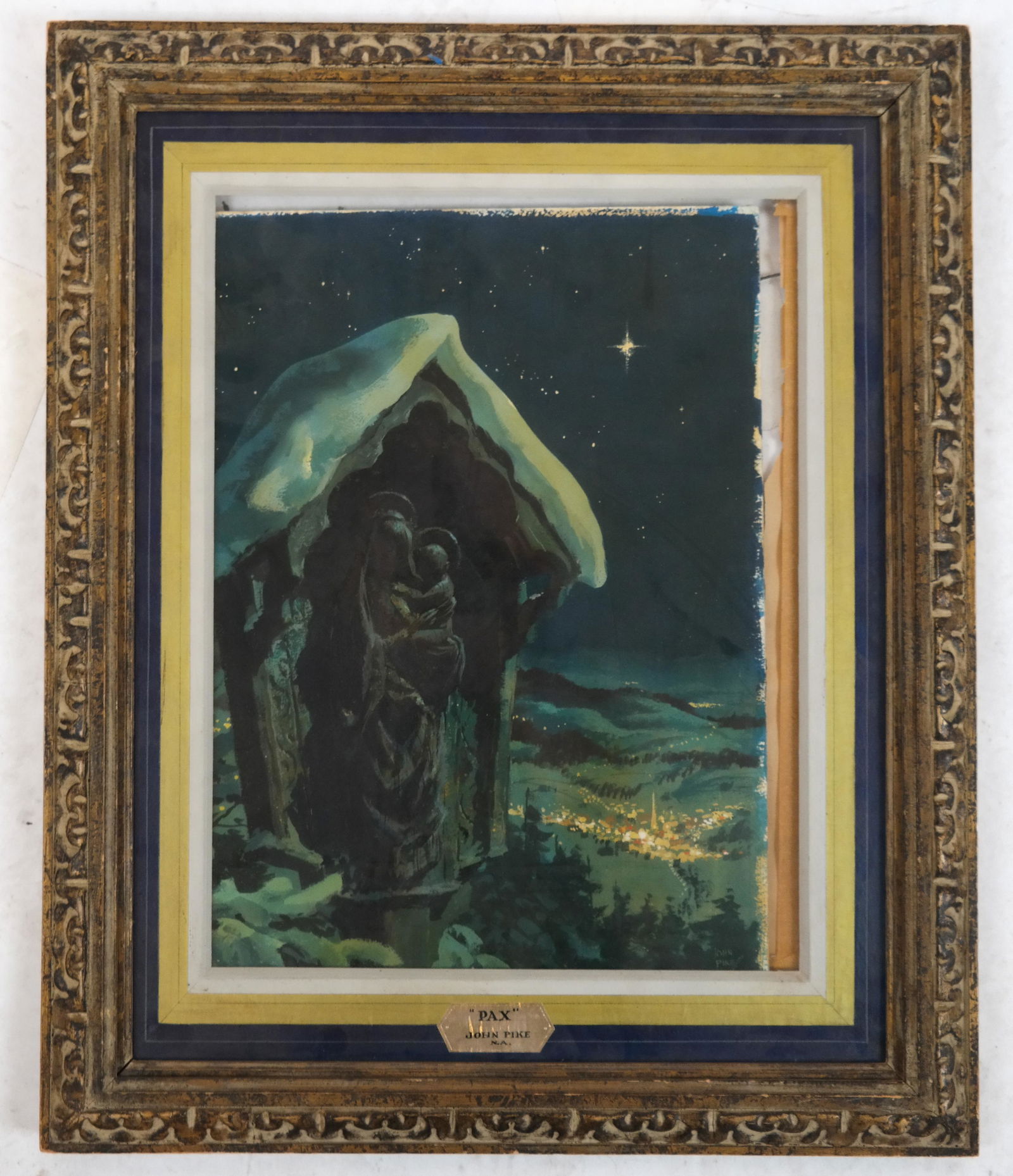 John PIKE:  "Pax" - Oil on Board (1 of 4)