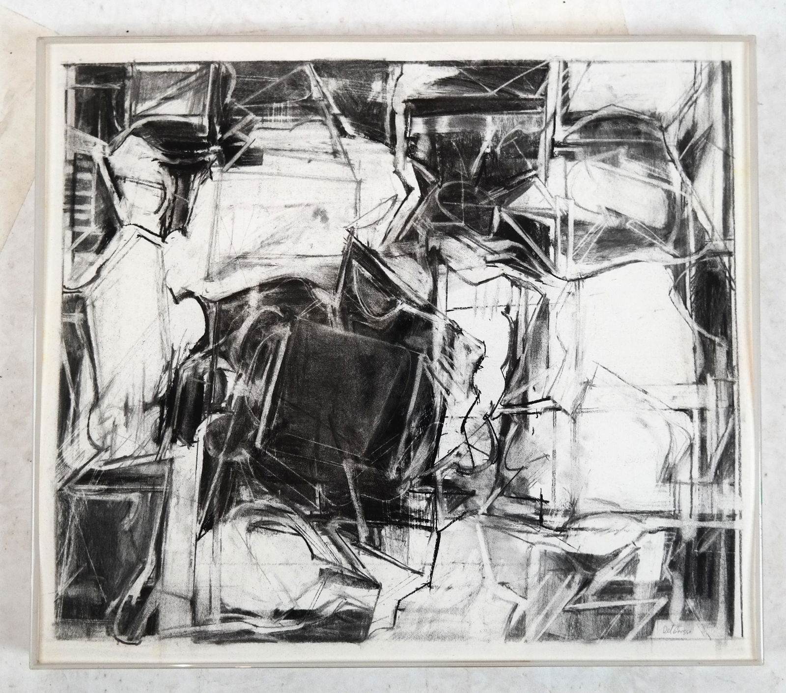 James DEL GROSSO: Untitled - Charcoal, Paper (1 of 4)