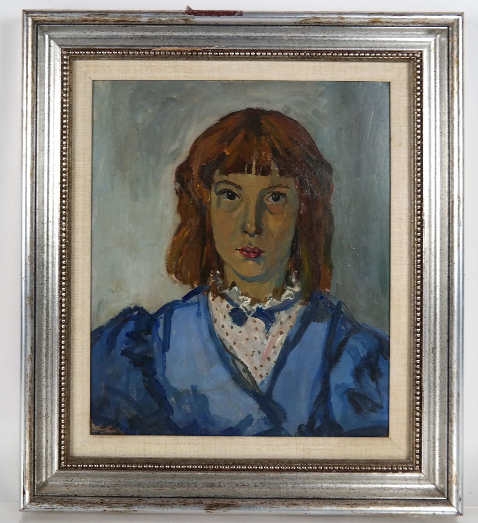 Walter E. BAUM:  "Portrait of Judy" - Oil on Board (1 of 5)