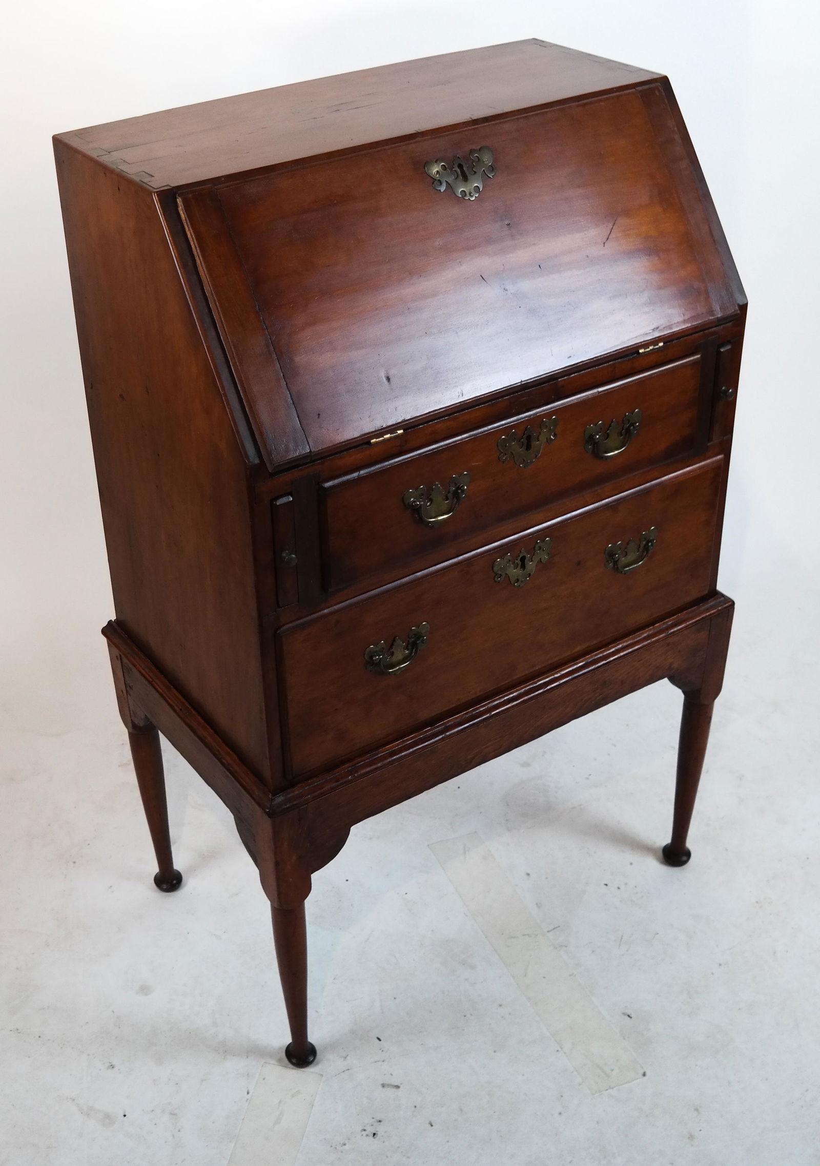 Antique American Slant Desk on Stand (1 of 8)