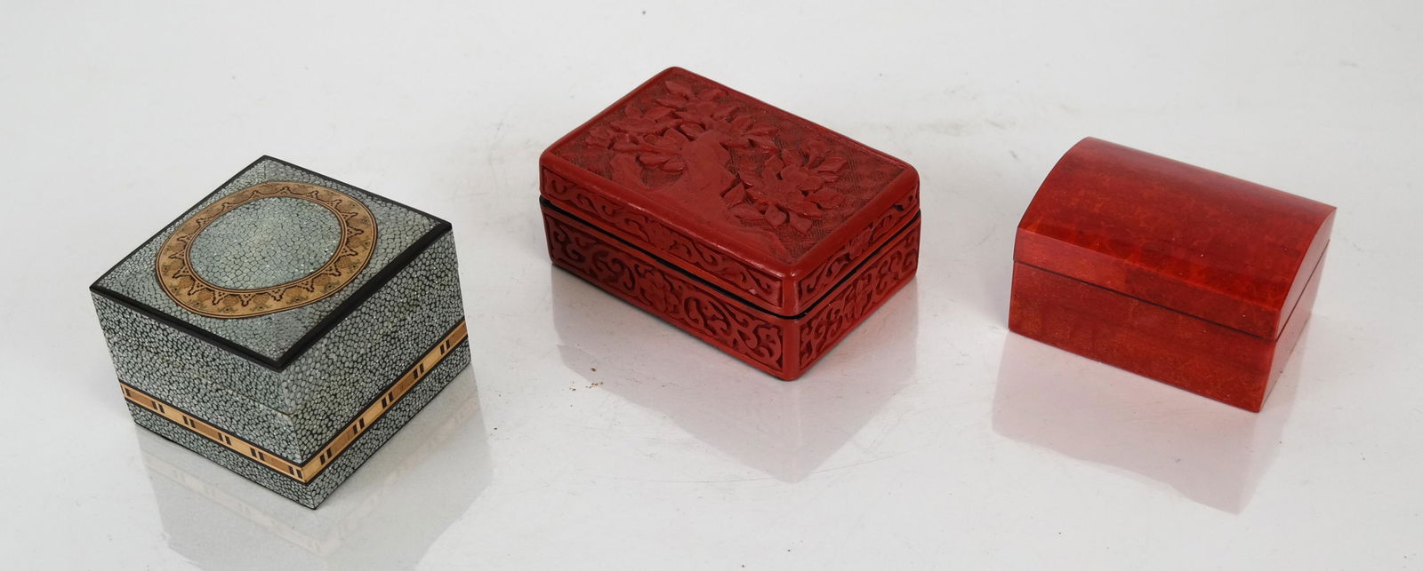 Three Decorated Trinket Boxes (1 of 9)