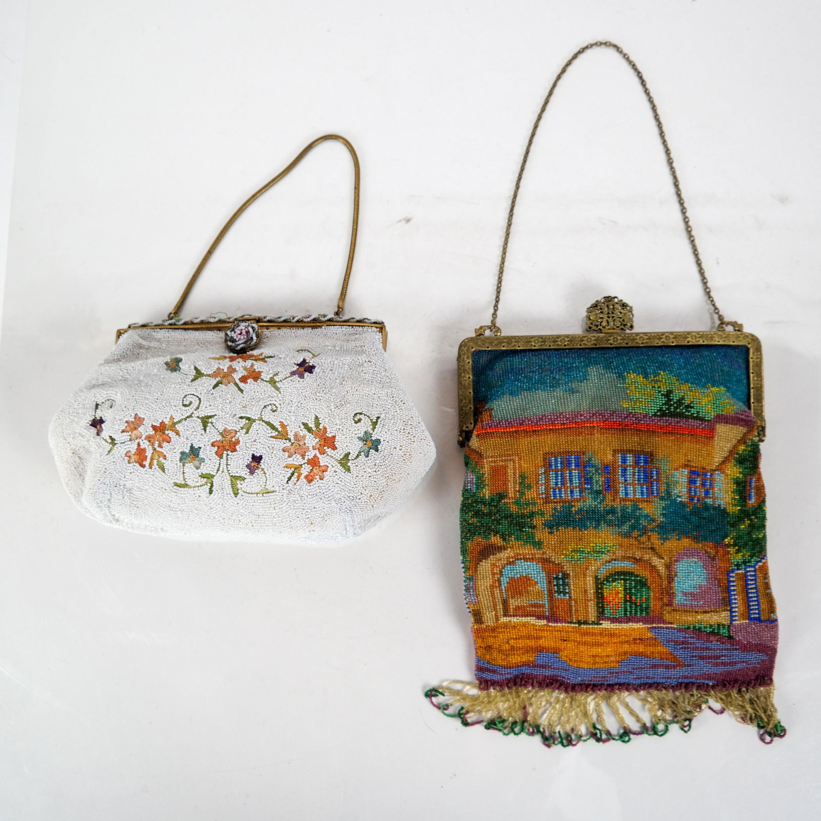 Two Vintage Bead Bags (1 of 6)