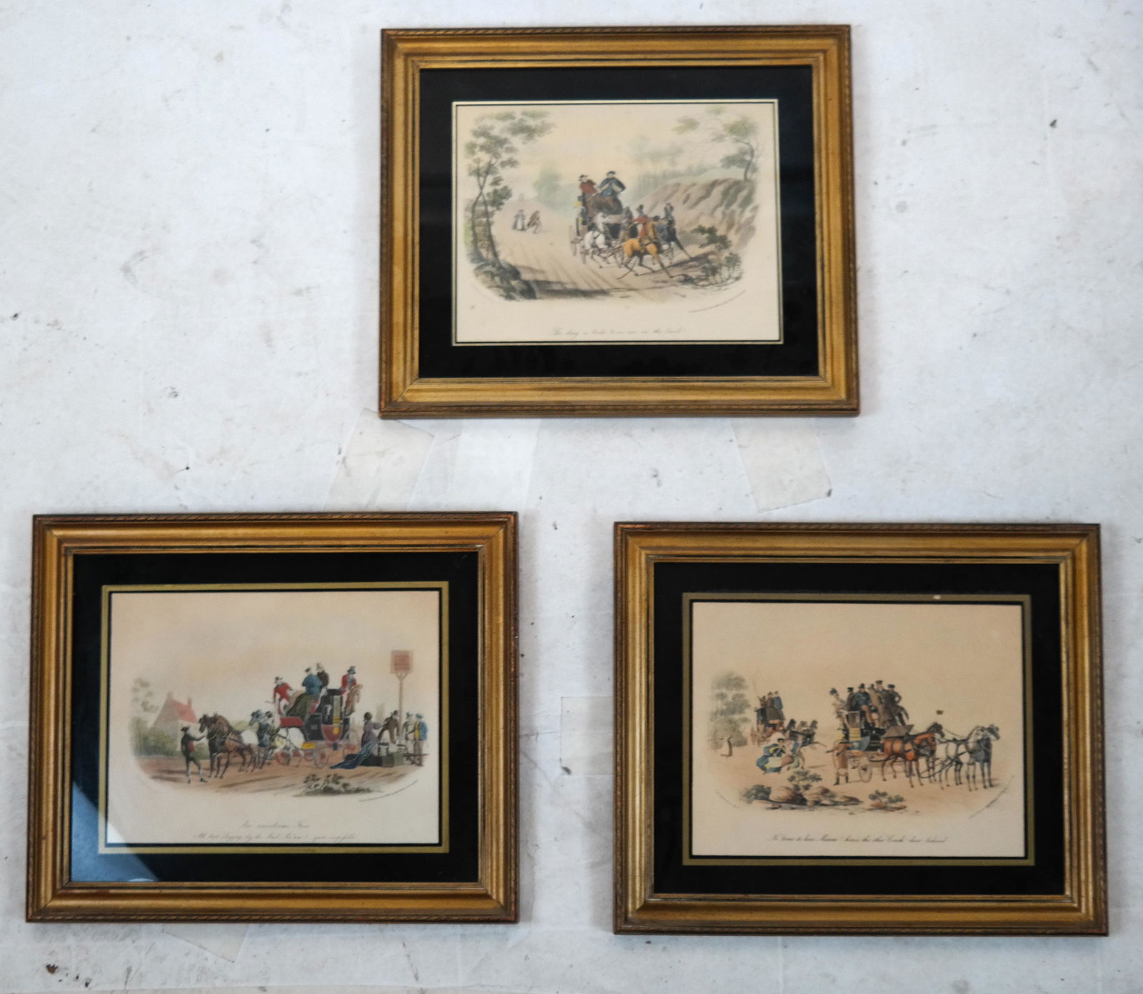 Set of Three American Coach Prints (1 of 6)