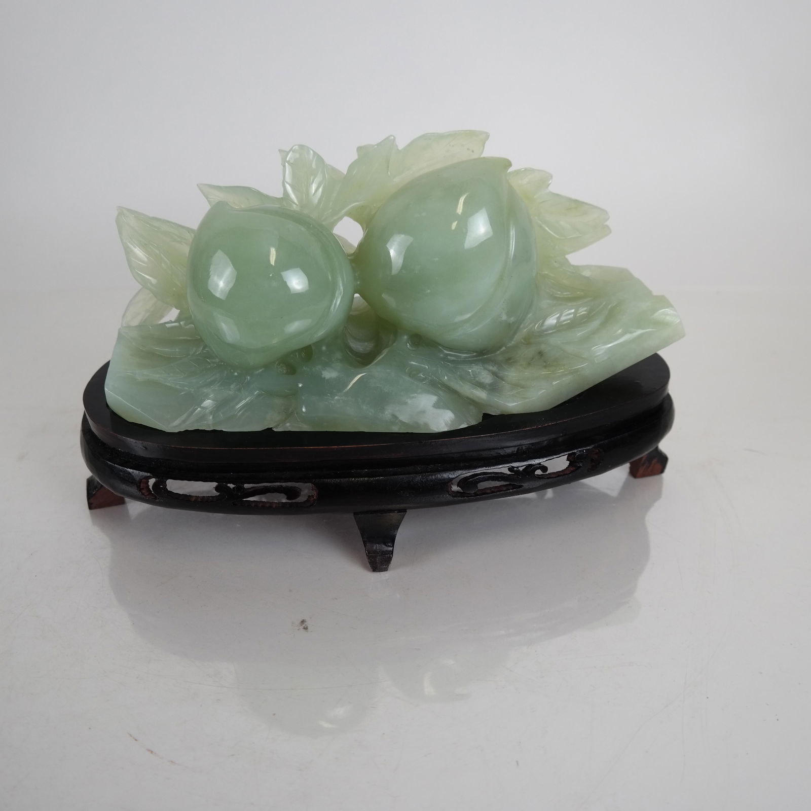 Chinese Celadon Jade of Two Peaches (1 of 5)