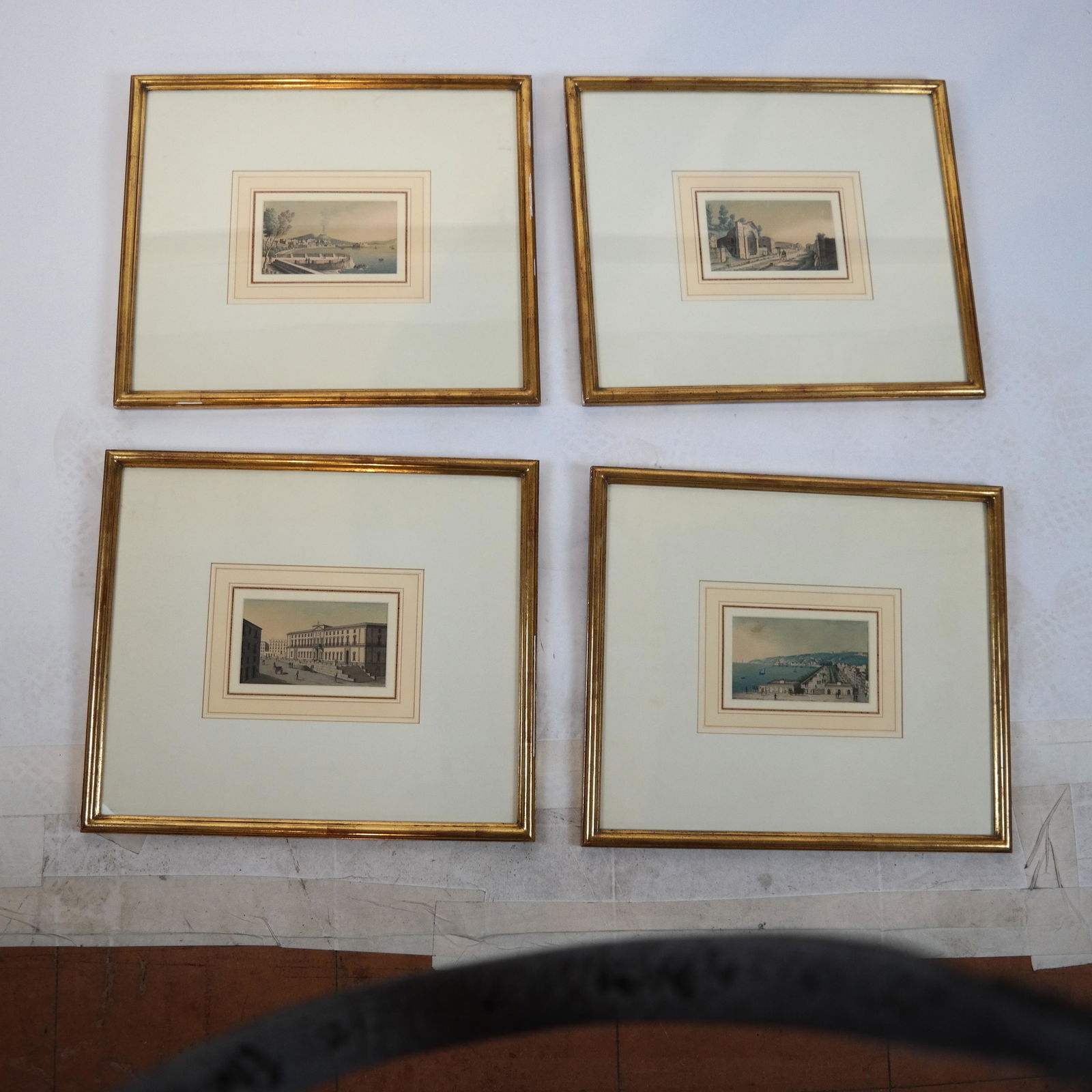 Set of Four Framed Lithographs (1 of 10)