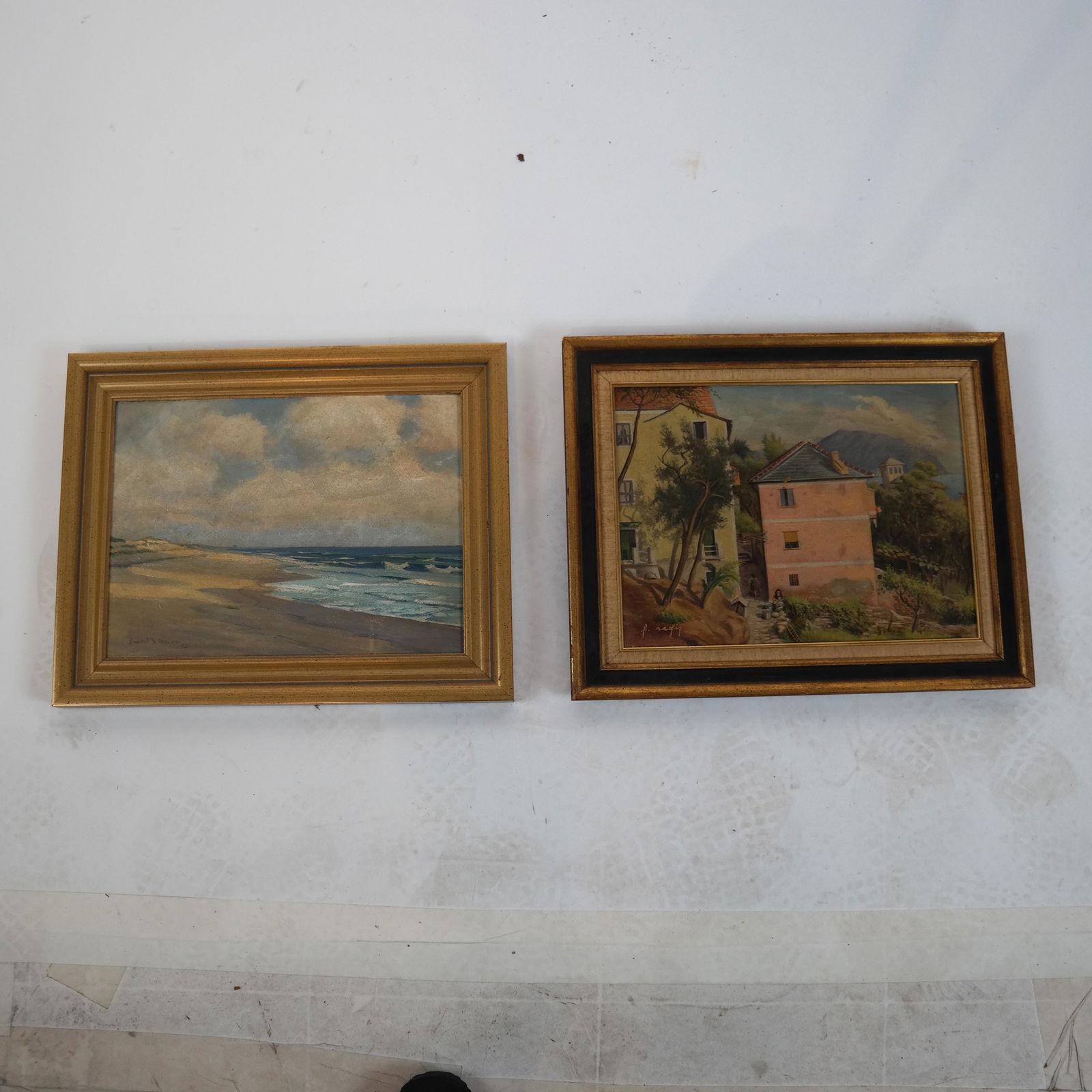 Ernest MAYER; F. REGLIS: Two Framed O/C (1 of 9)