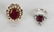 Two 14K Gold Diamond Rings 11.4 DWT