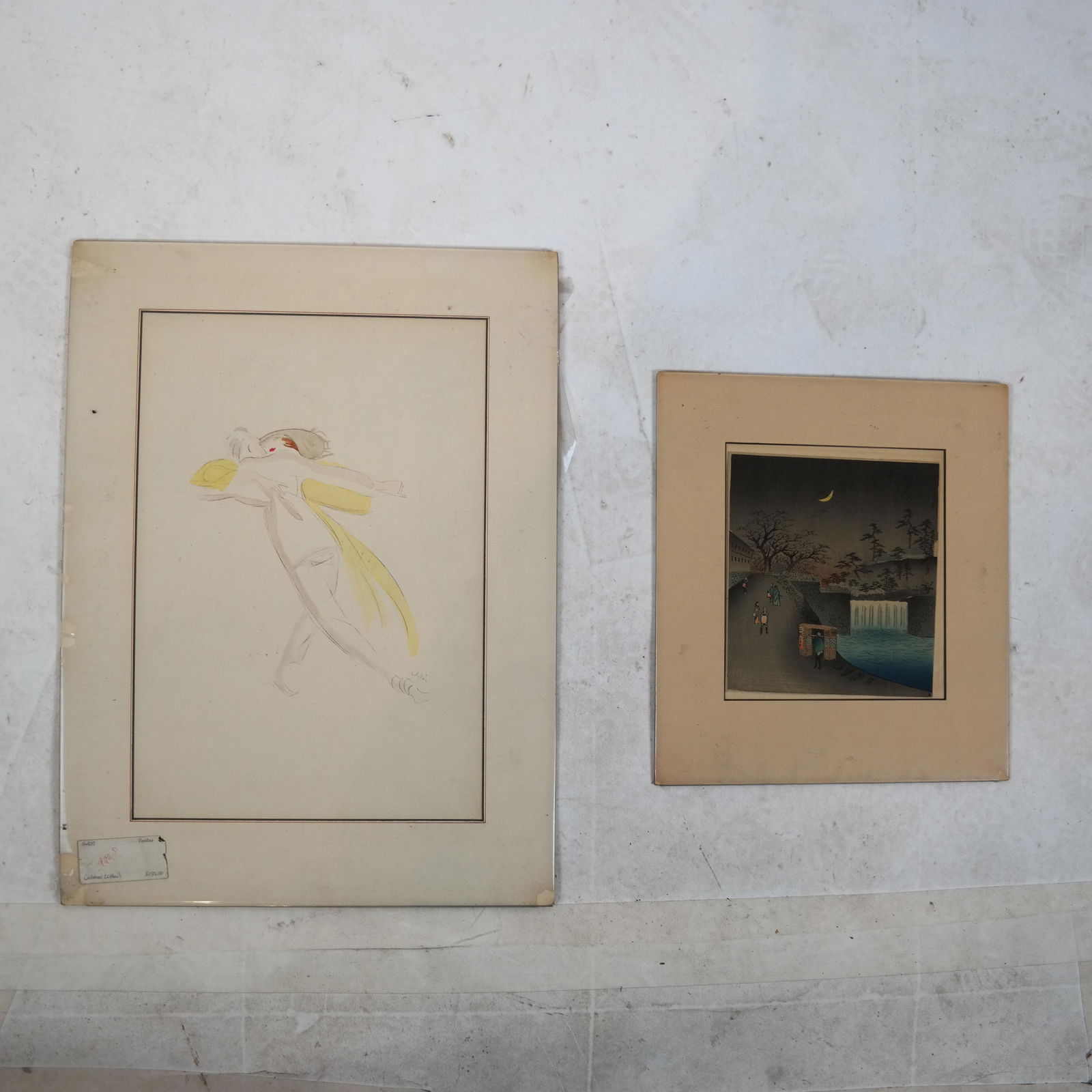 Marcel VERTES Print & A Chinese Print (1 of 6)