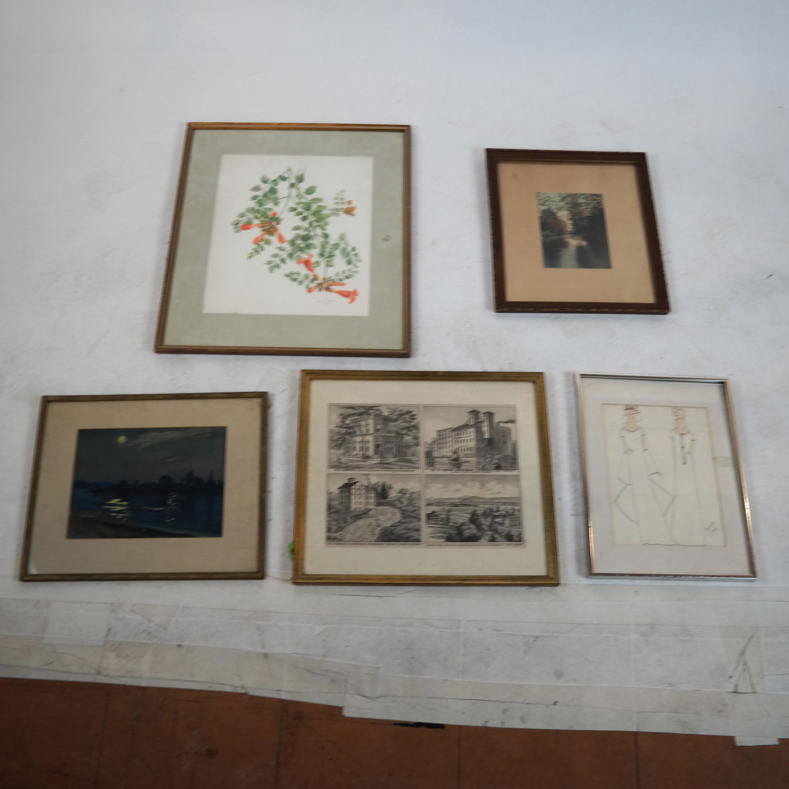 Five Framed Art Works (1 of 11)