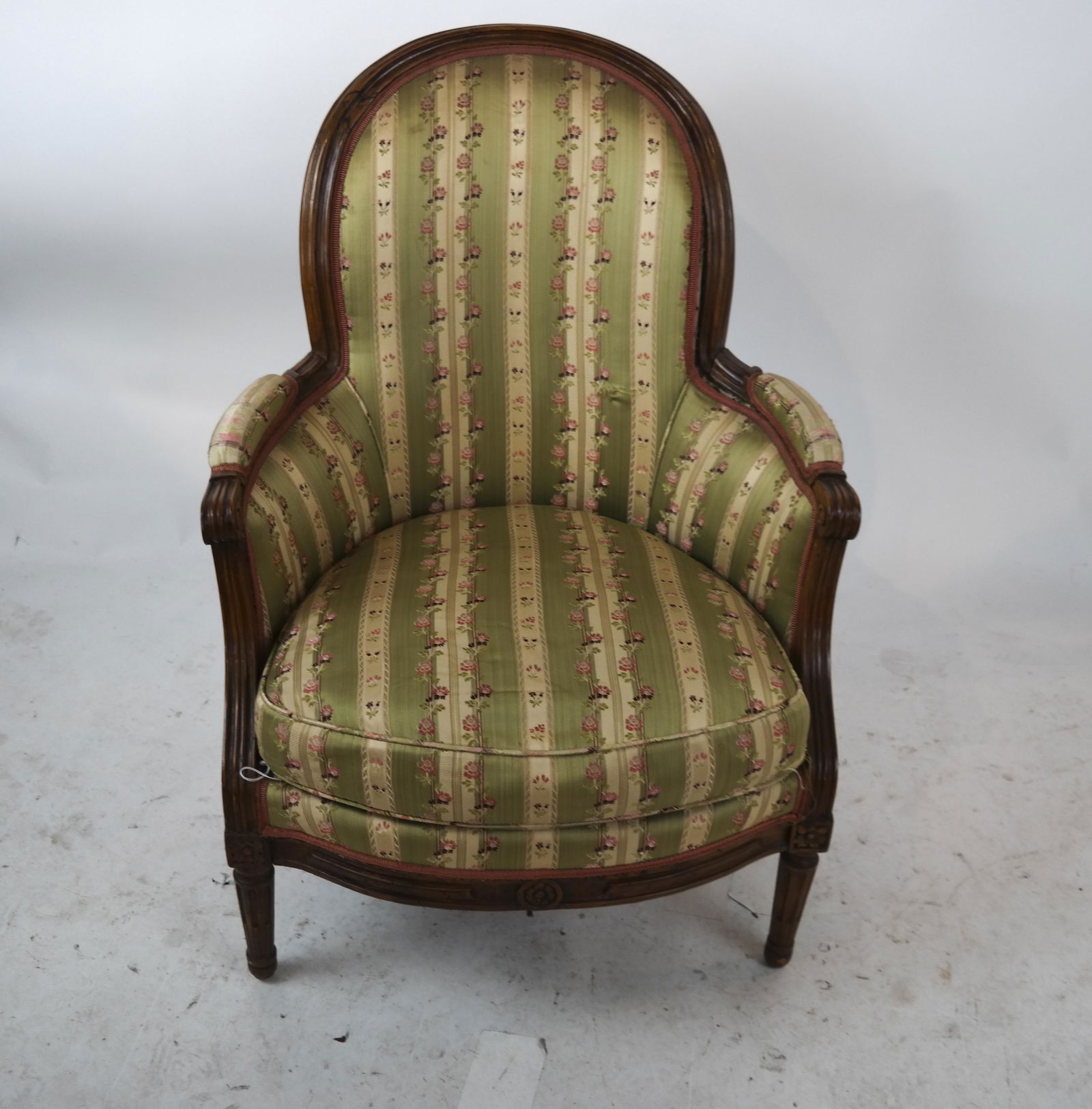 Antique French Louis XVI-Style Bergere (1 of 6)