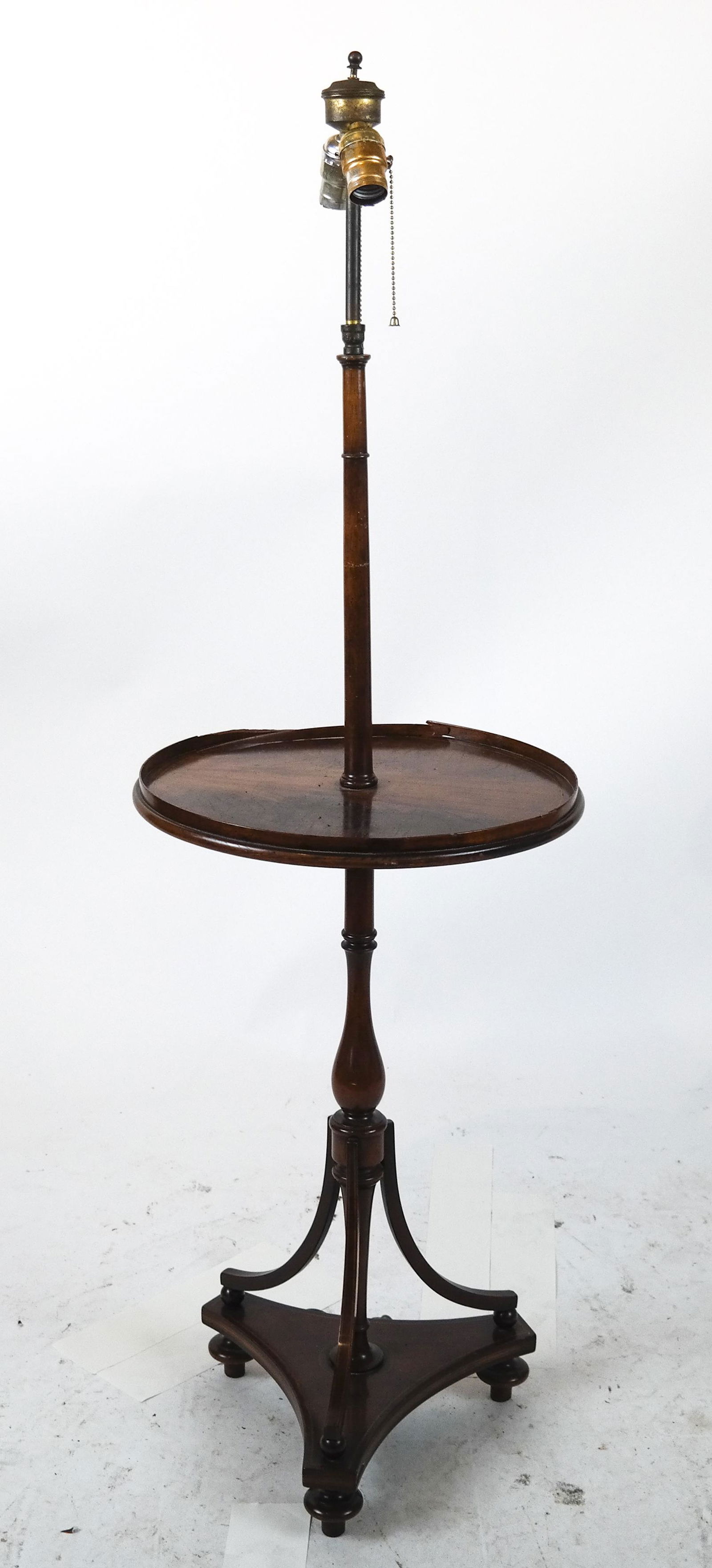 Regency-Style Stick Lamp Table (1 of 5)