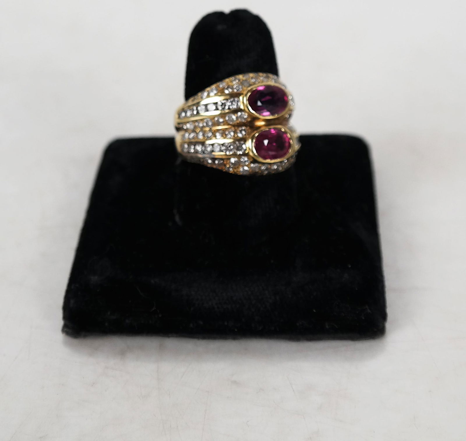 14k Pink Sapphire and Diamond Ring (1 of 5)