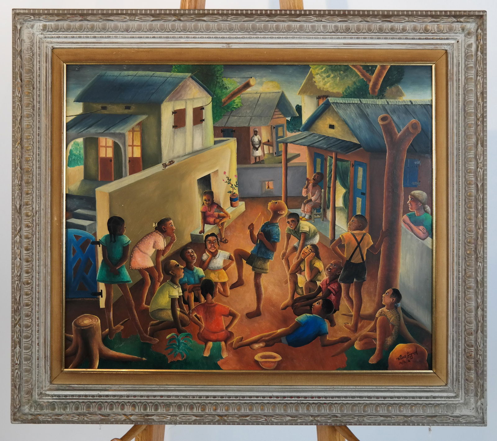 Wilson BIGAUD: "Christmas Eve" - O/Masonite (1 of 6)