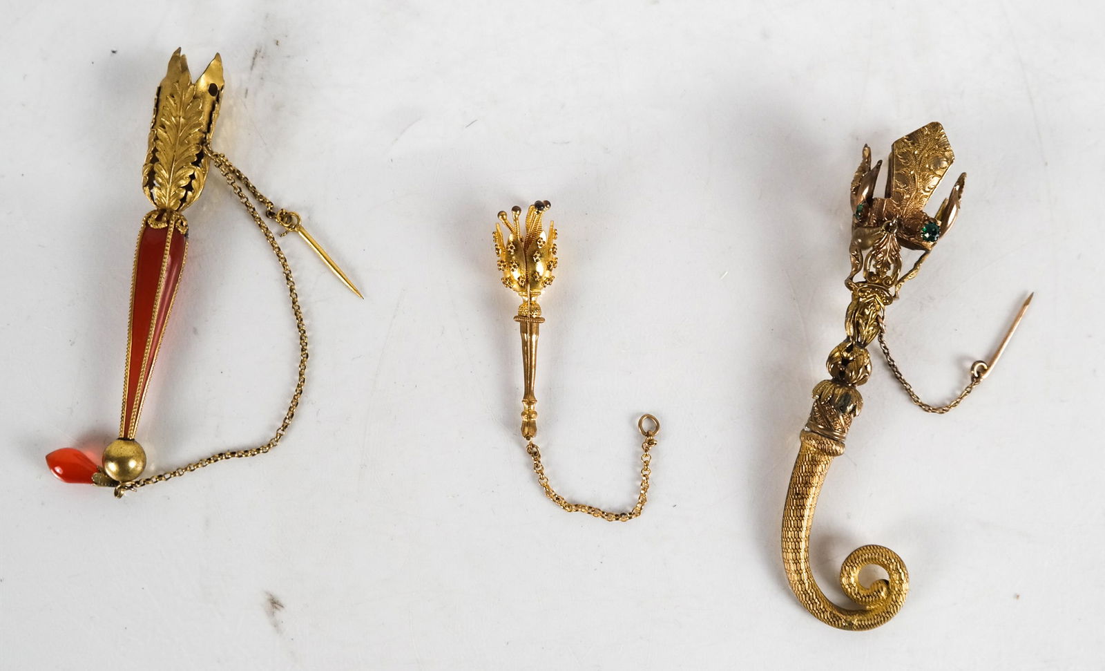 19th C. Filigree "Tussie Mussie" Posey Holders (3) (1 of 7)