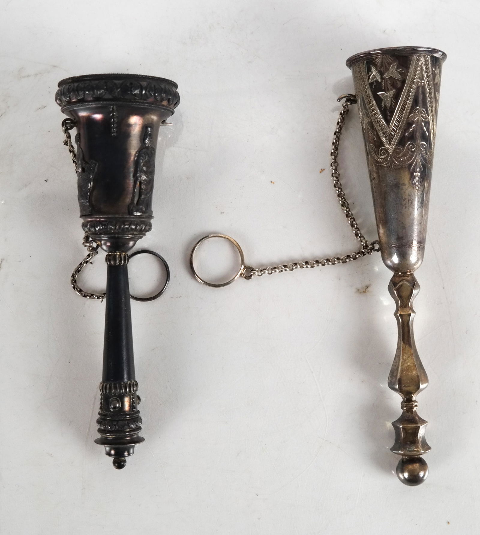 Two 19th C. English "Tussie Mussie" Posey Holders (1 of 8)