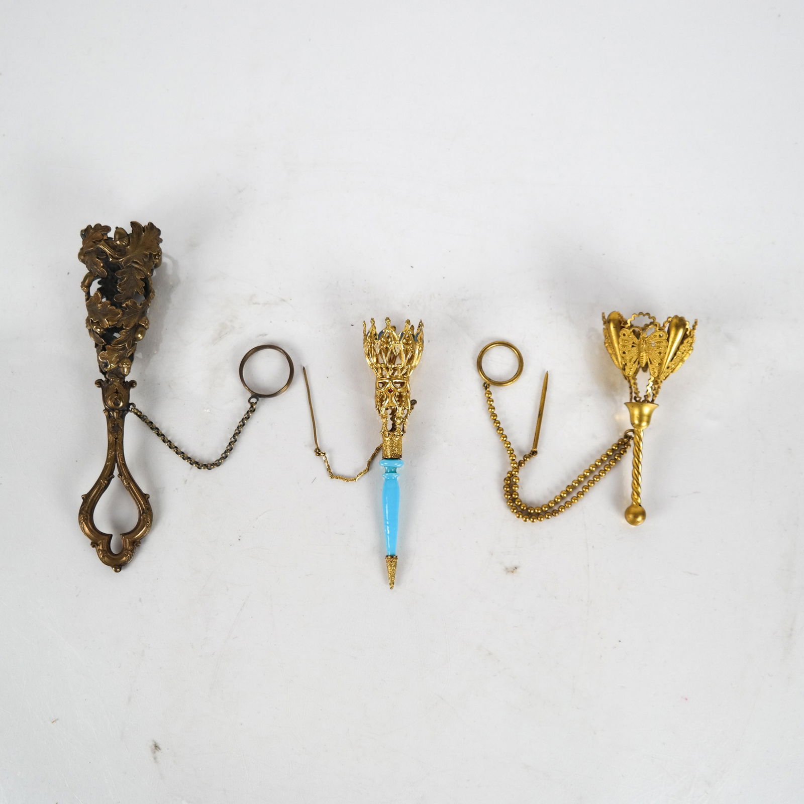 19th C. "Tussie Mussie" Posey Holders (3) (1 of 8)