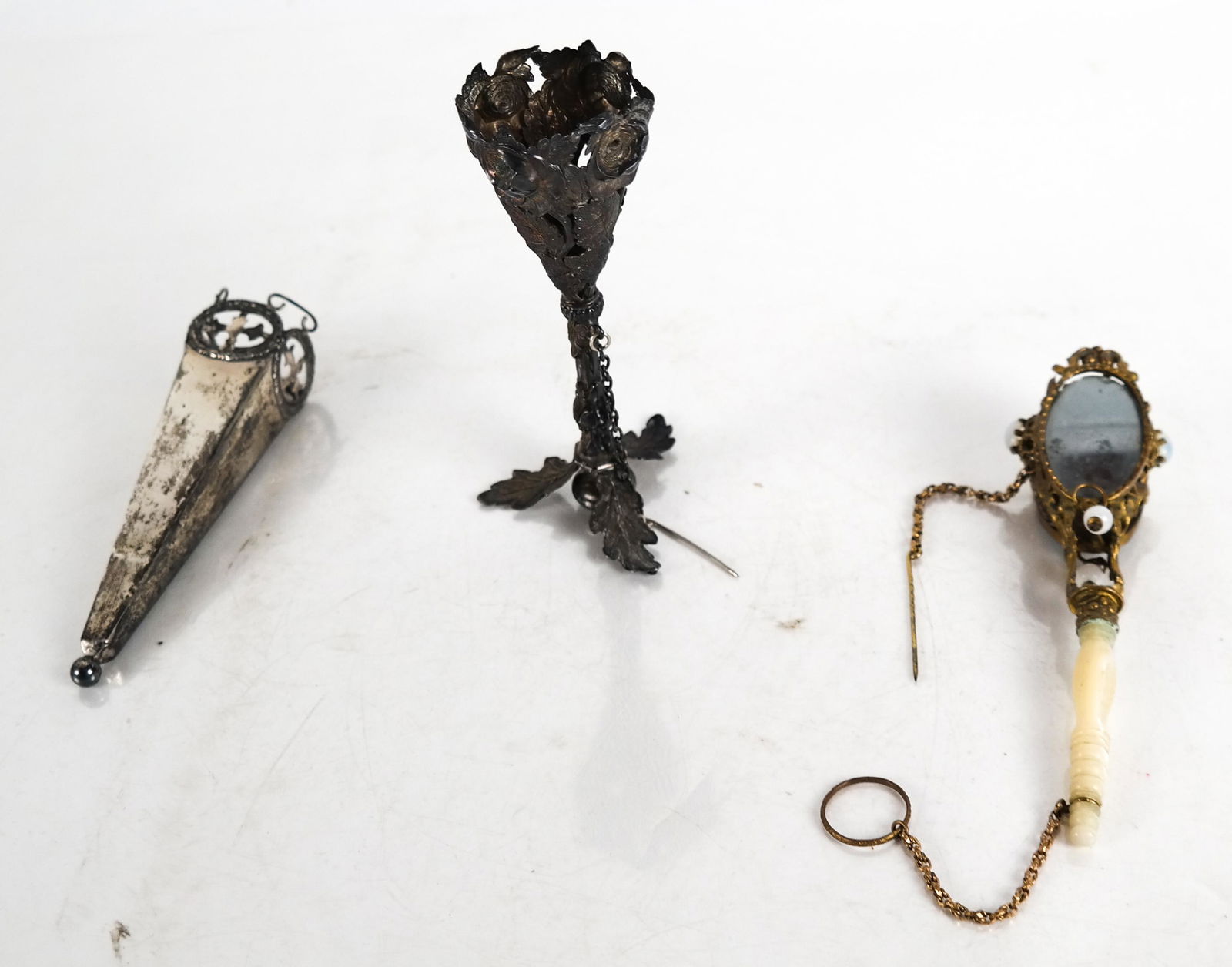 19th C. "Tussie Mussie" Posey Holders (3) (1 of 9)