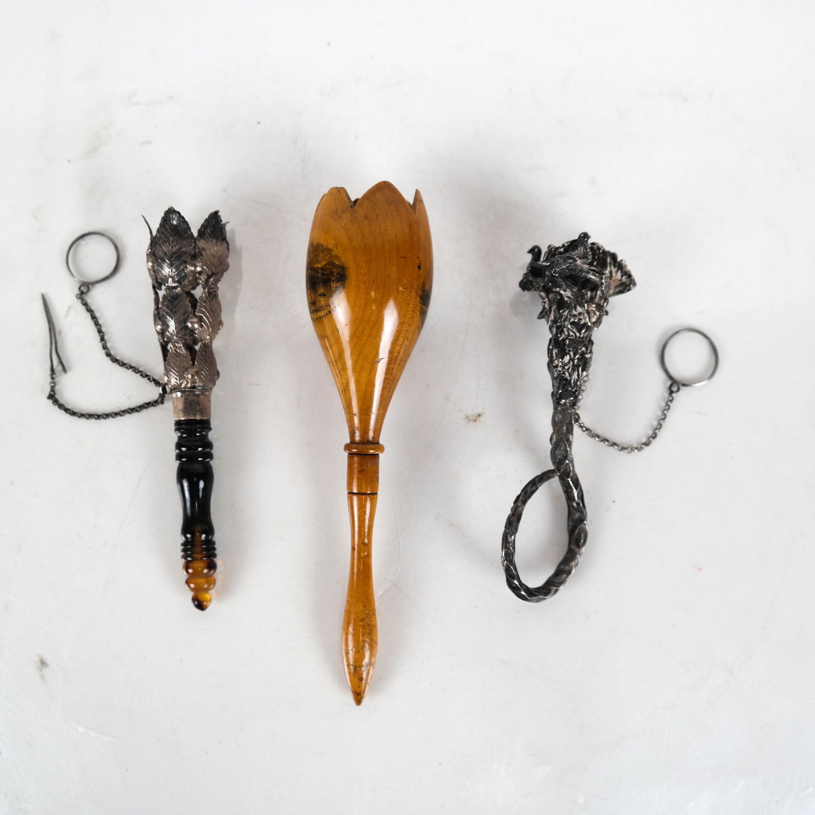 19th C. English "Tussie Mussie" Posey Holders (3) (1 of 9)