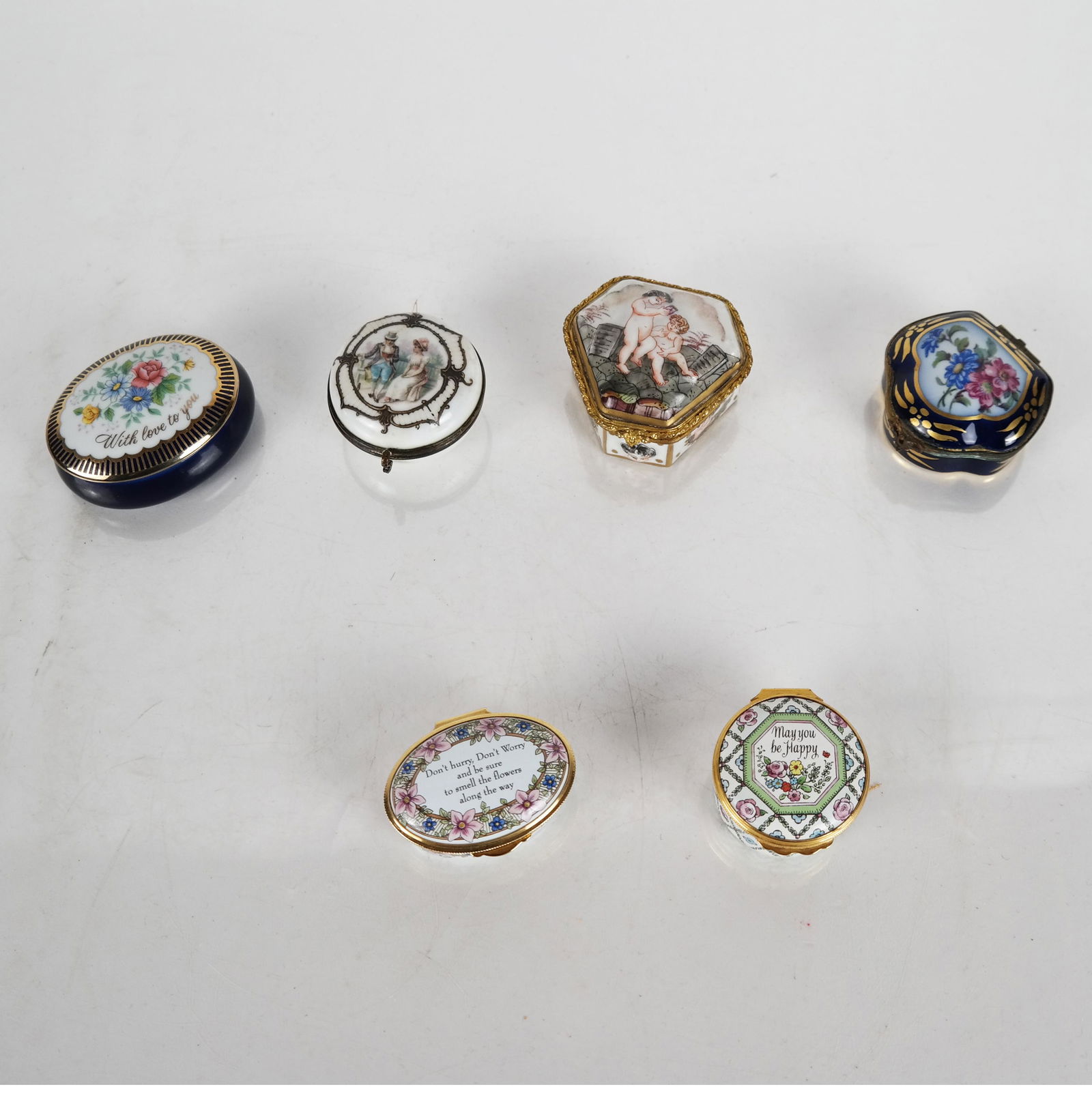 Six Pill/Trinket Boxes (1 of 9)