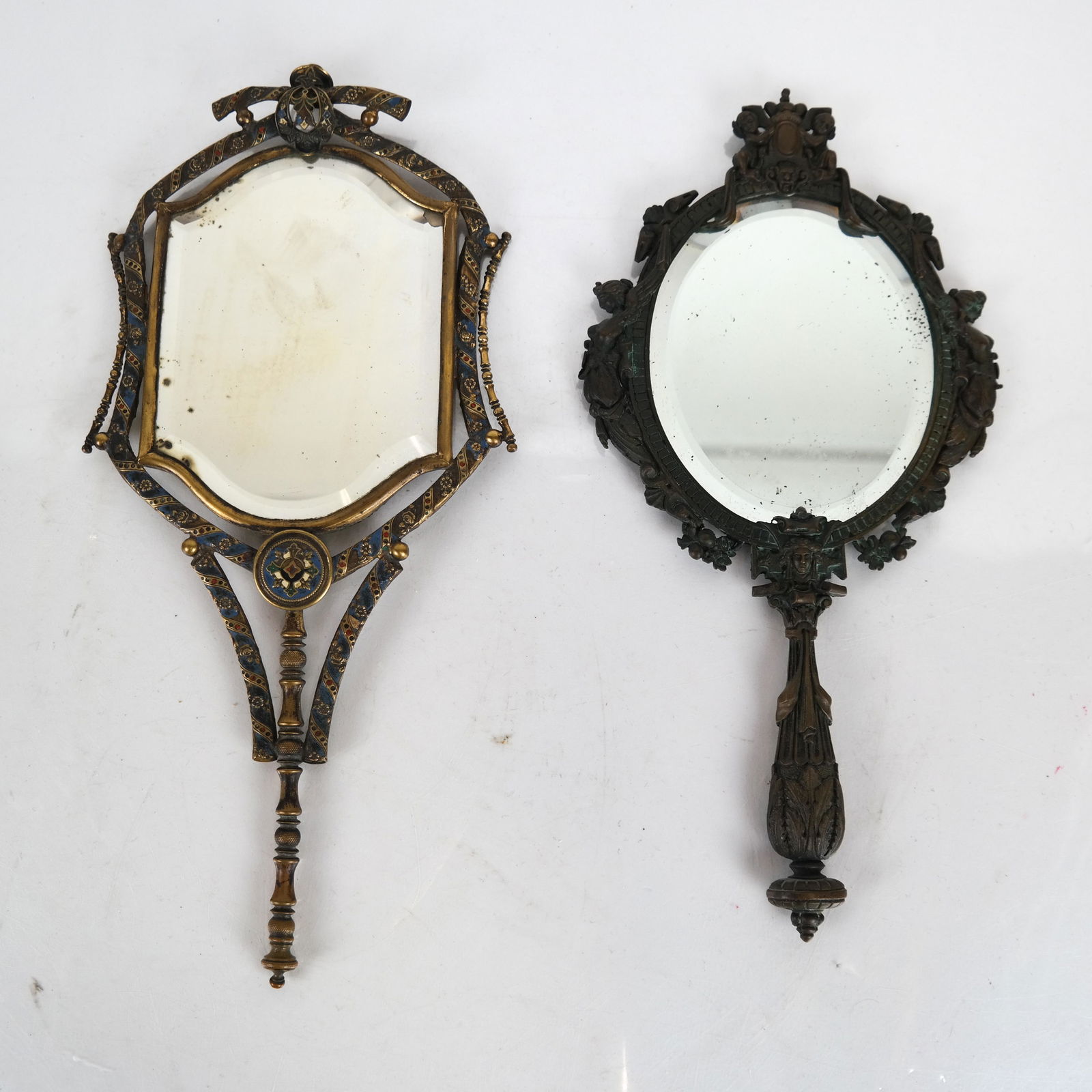 Two Bronze Hand Mirrors (1 of 5)