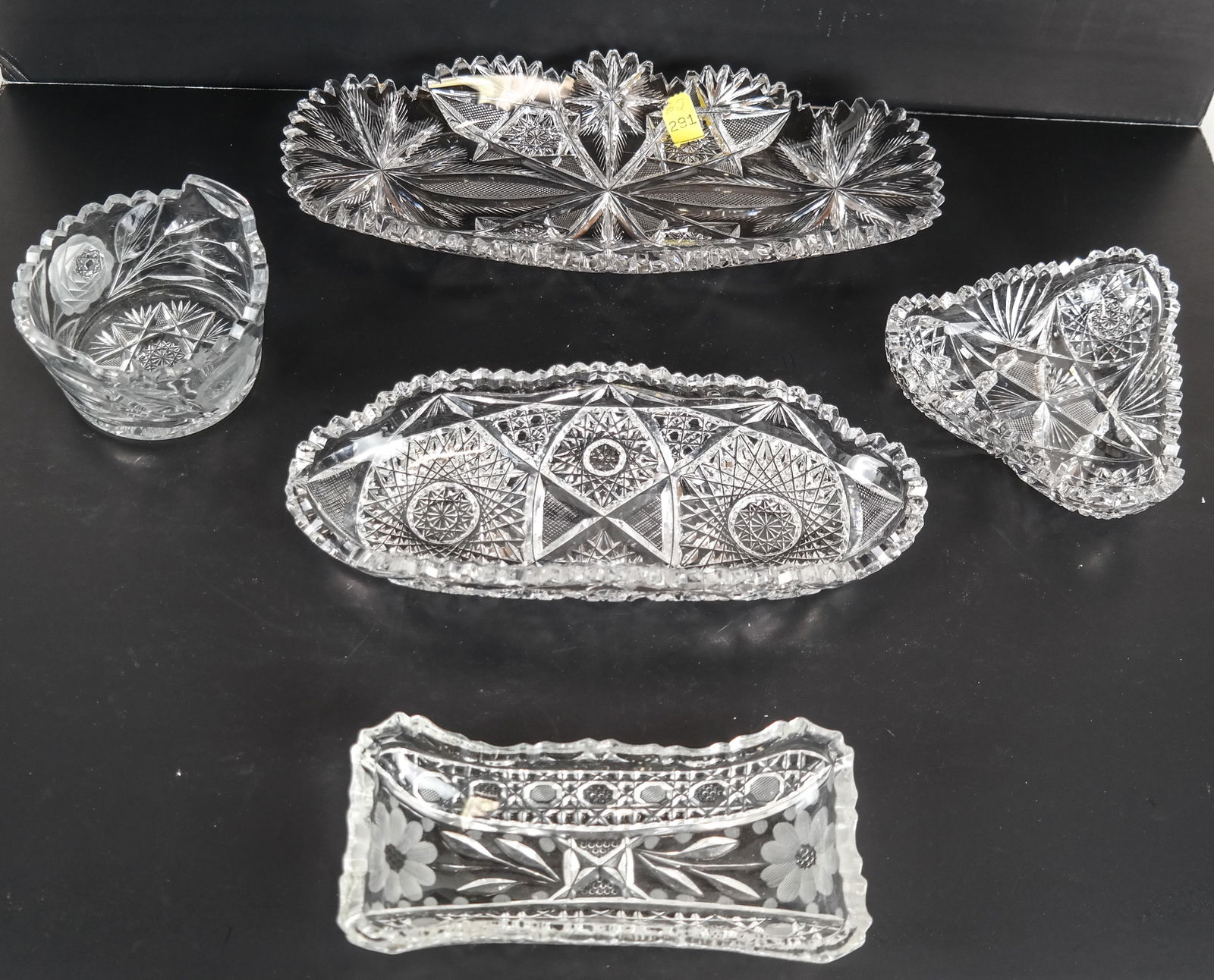 5 Cut Crystal Objects (1 of 5)