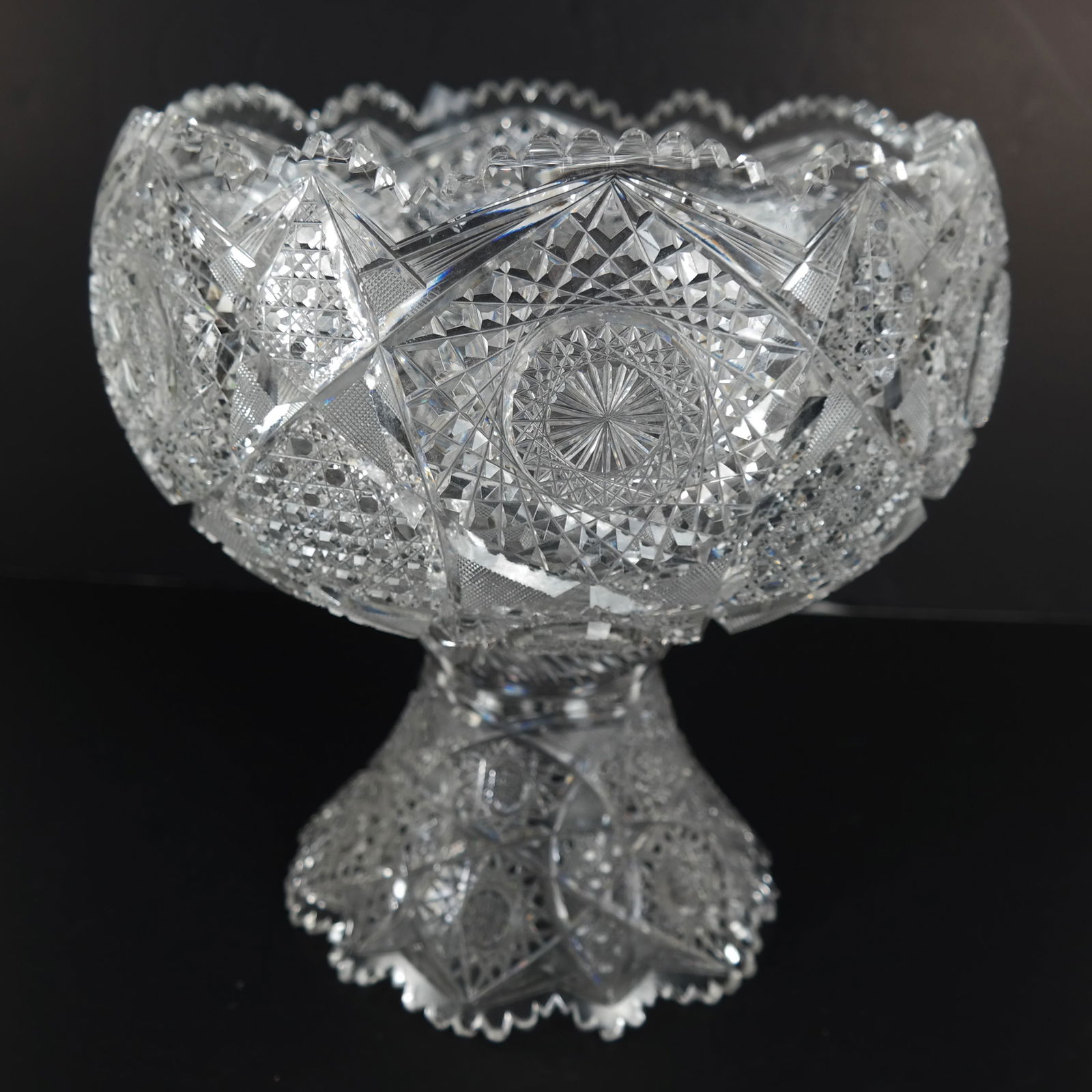 Brilliant Cut Crystal 2-Pc. Punch Bowl (1 of 5)