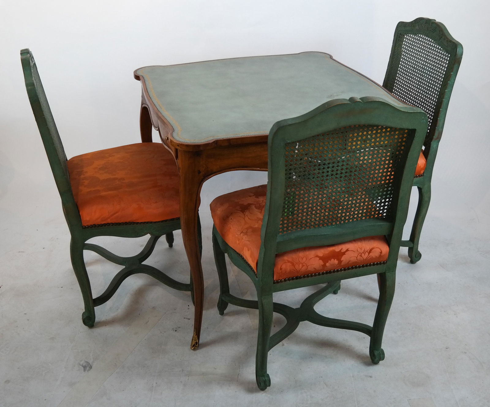 3 Yale Burge Chairs and a Game Table (1 of 12)