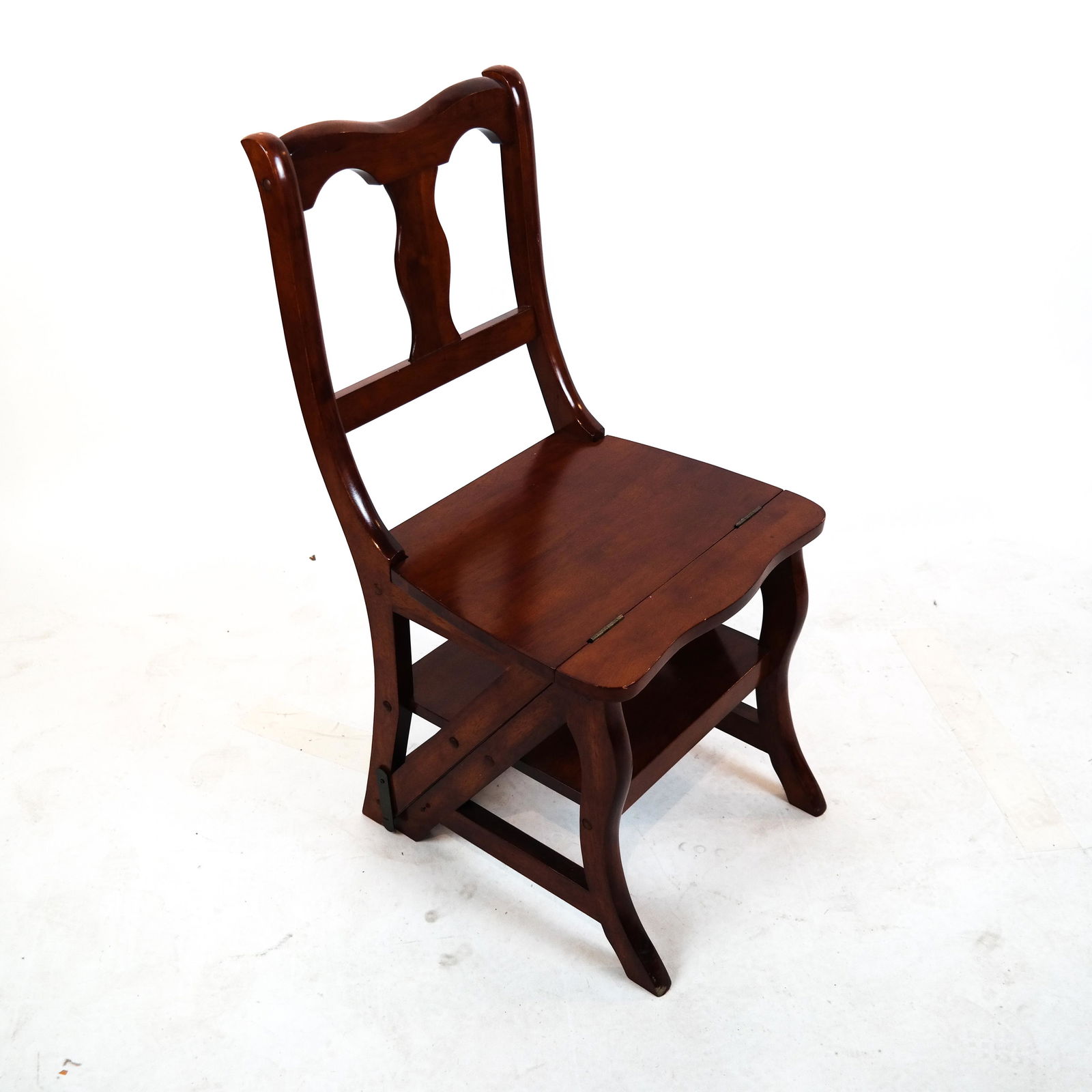 Cherrywood Library Step Chair (1 of 7)