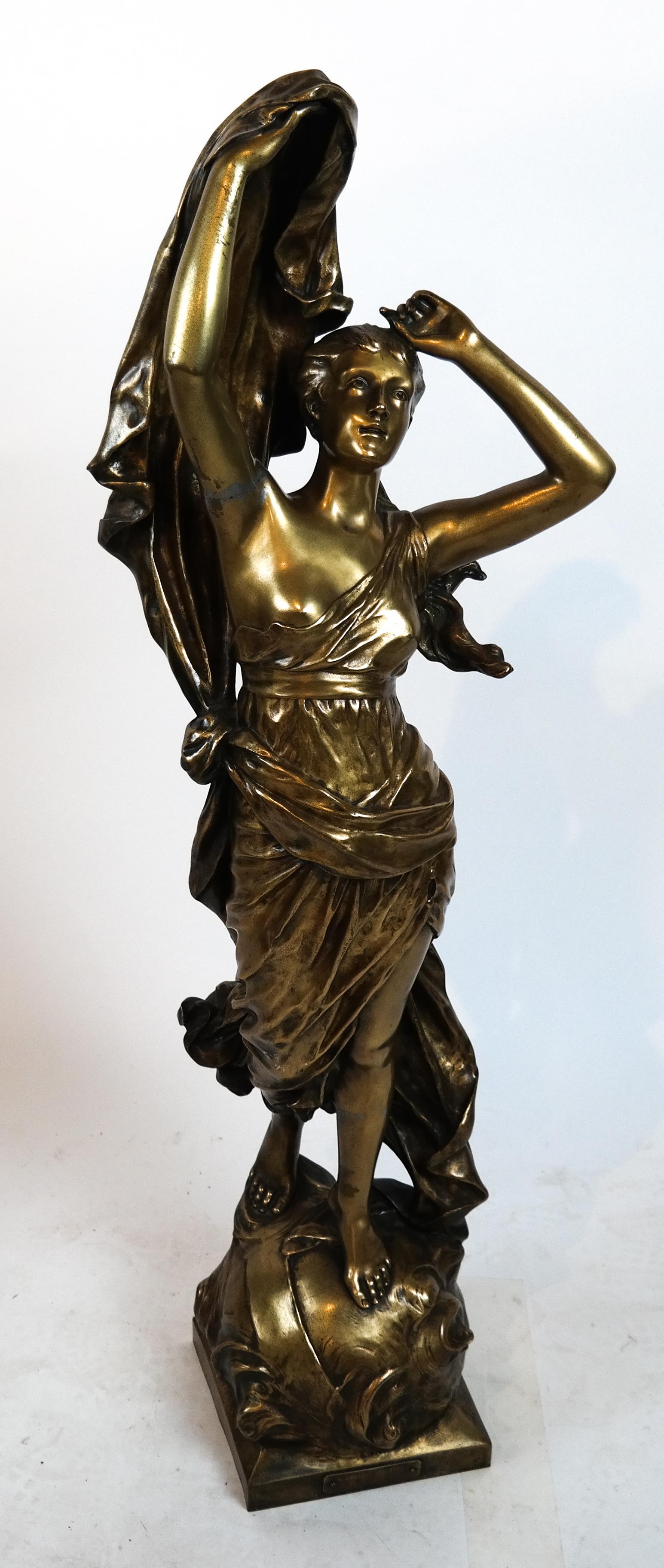 Edouard DROUOT: "Le Jour" - Bronze Sculpture (1 of 10)