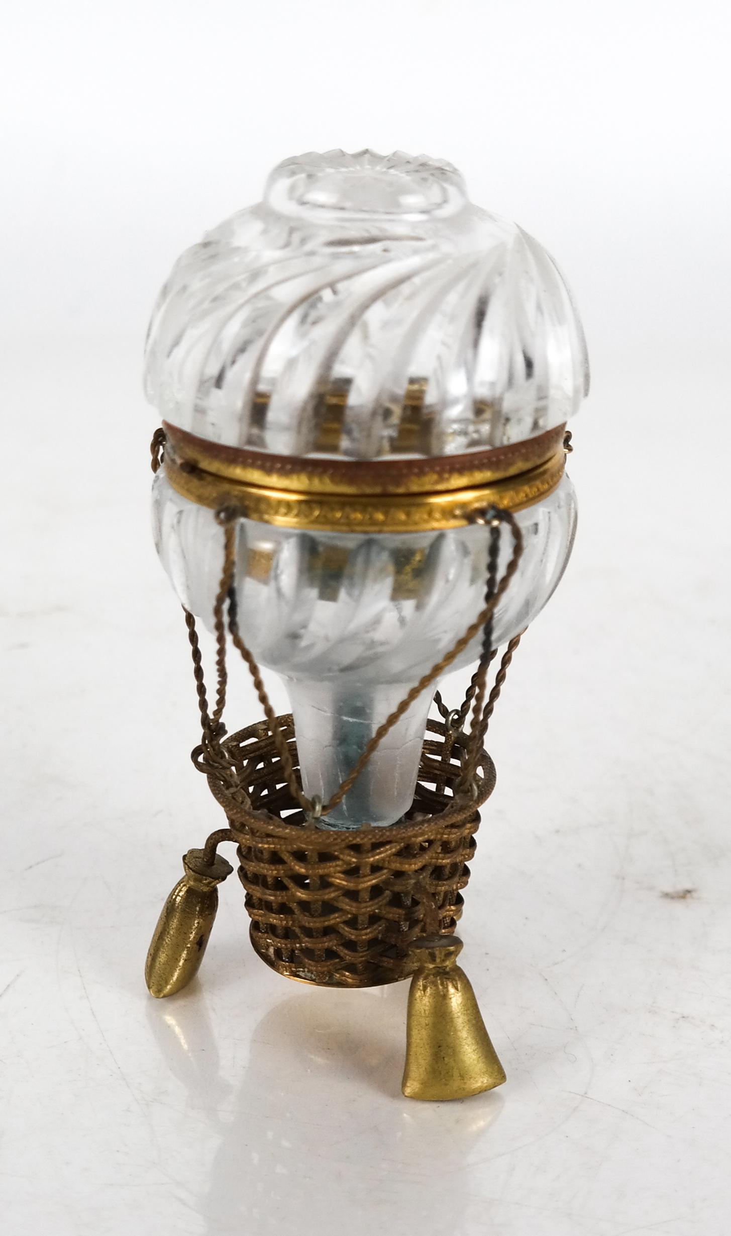 Crystal & Bronze Balloon-Design Vessel (1 of 6)