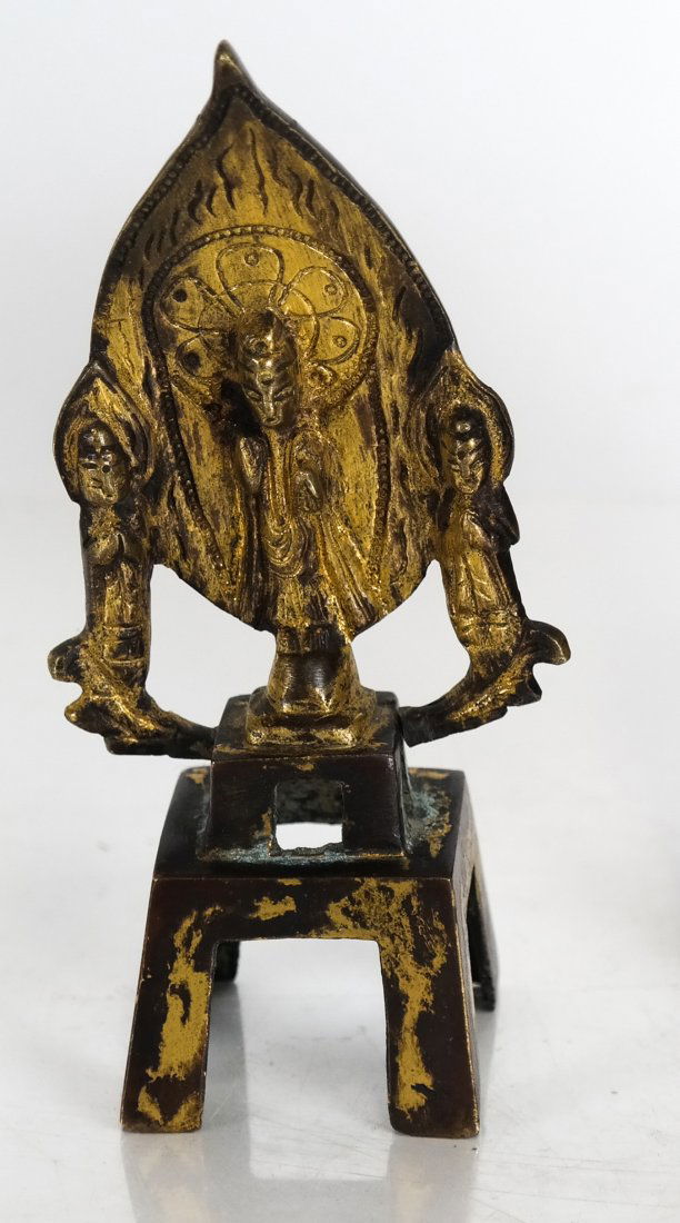 Bronze Chinese Deity Sculpture (1 of 5)